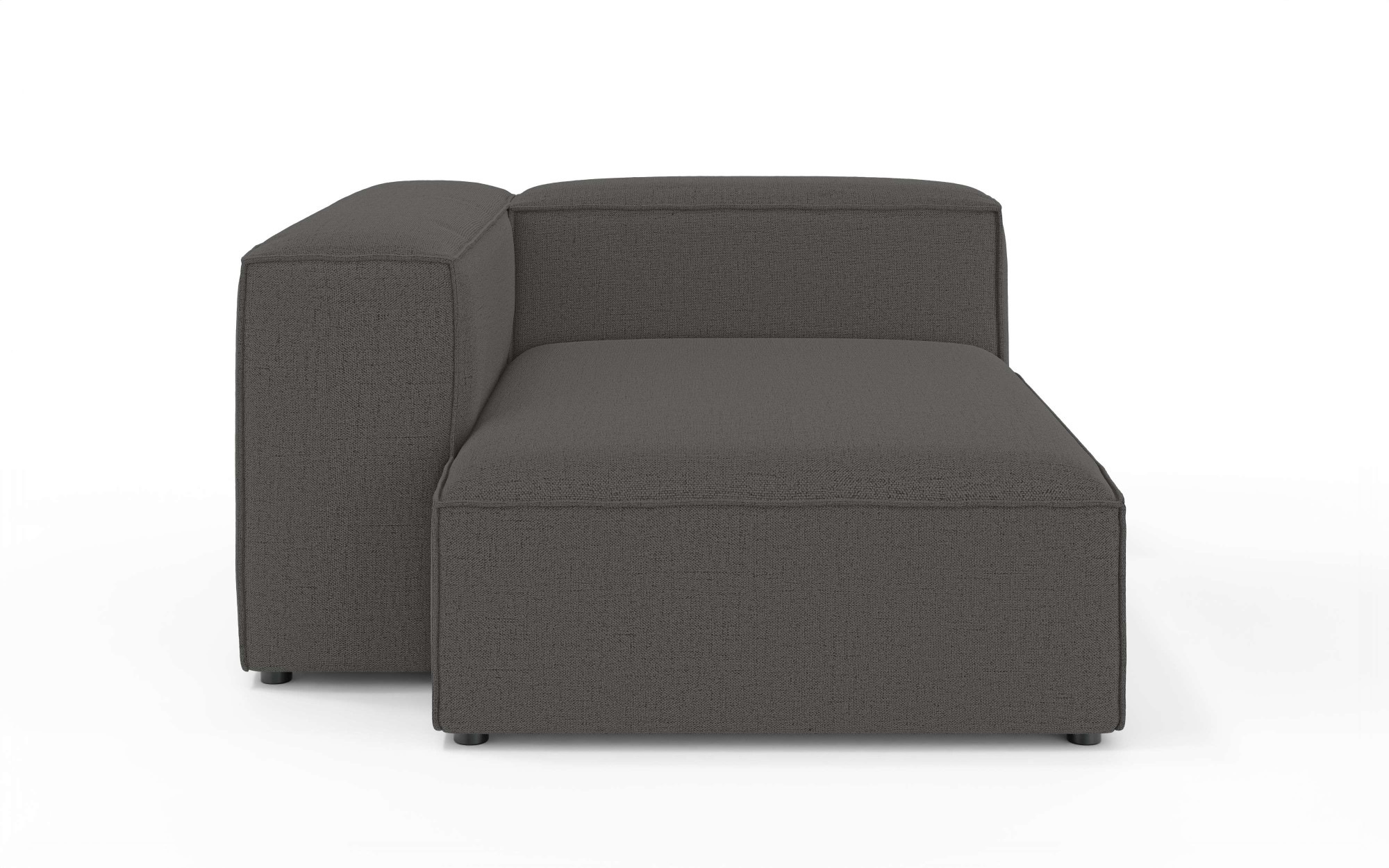 INOSIGN Ottomane »XL HAILY links/rechts bestellbar, extra tief, Maße B/T/H: 130/160/72cm«, als Modul oder separat verwendbar, für individuelle Zusammenstellung