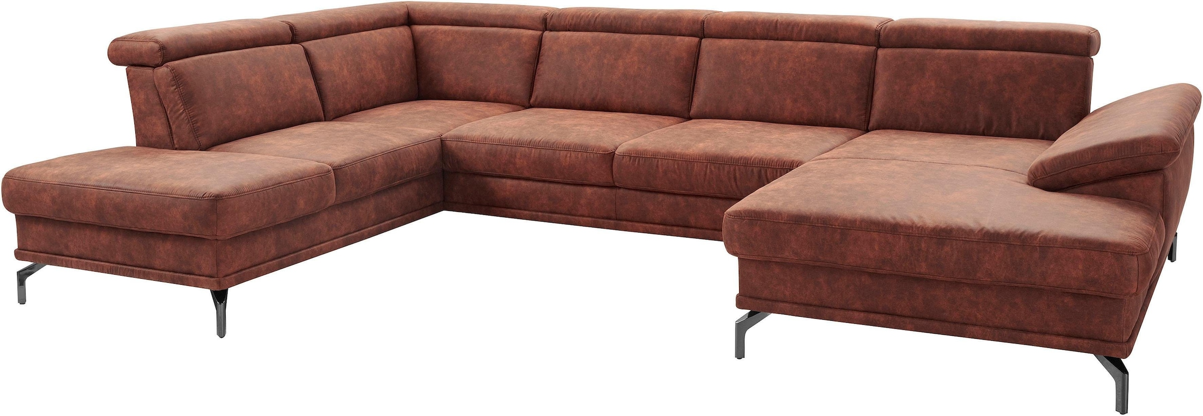 sit&more Wohnlandschaft »Scorpio U-Form« inklusive Sitztiefenverstellung, m günstig online kaufen