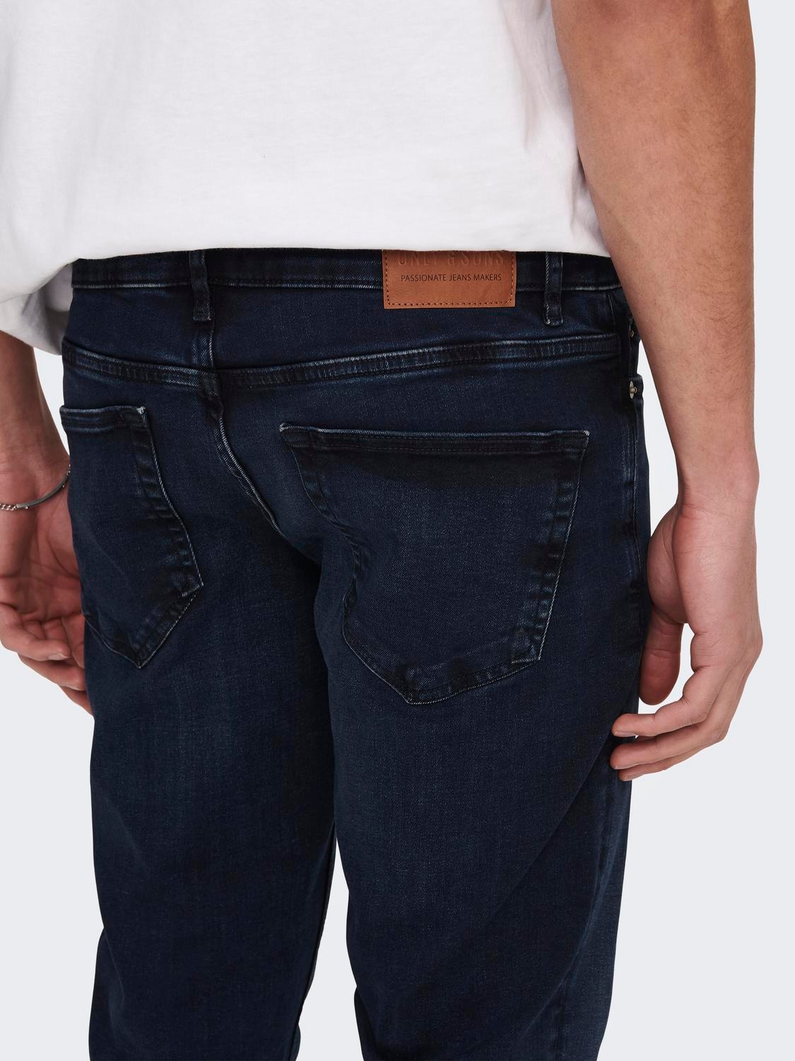 ONLY & SONS Slim-fit-Jeans »OS ONSLOOM SLIM BLUE GREY 40«, mit Destroyed Effekt