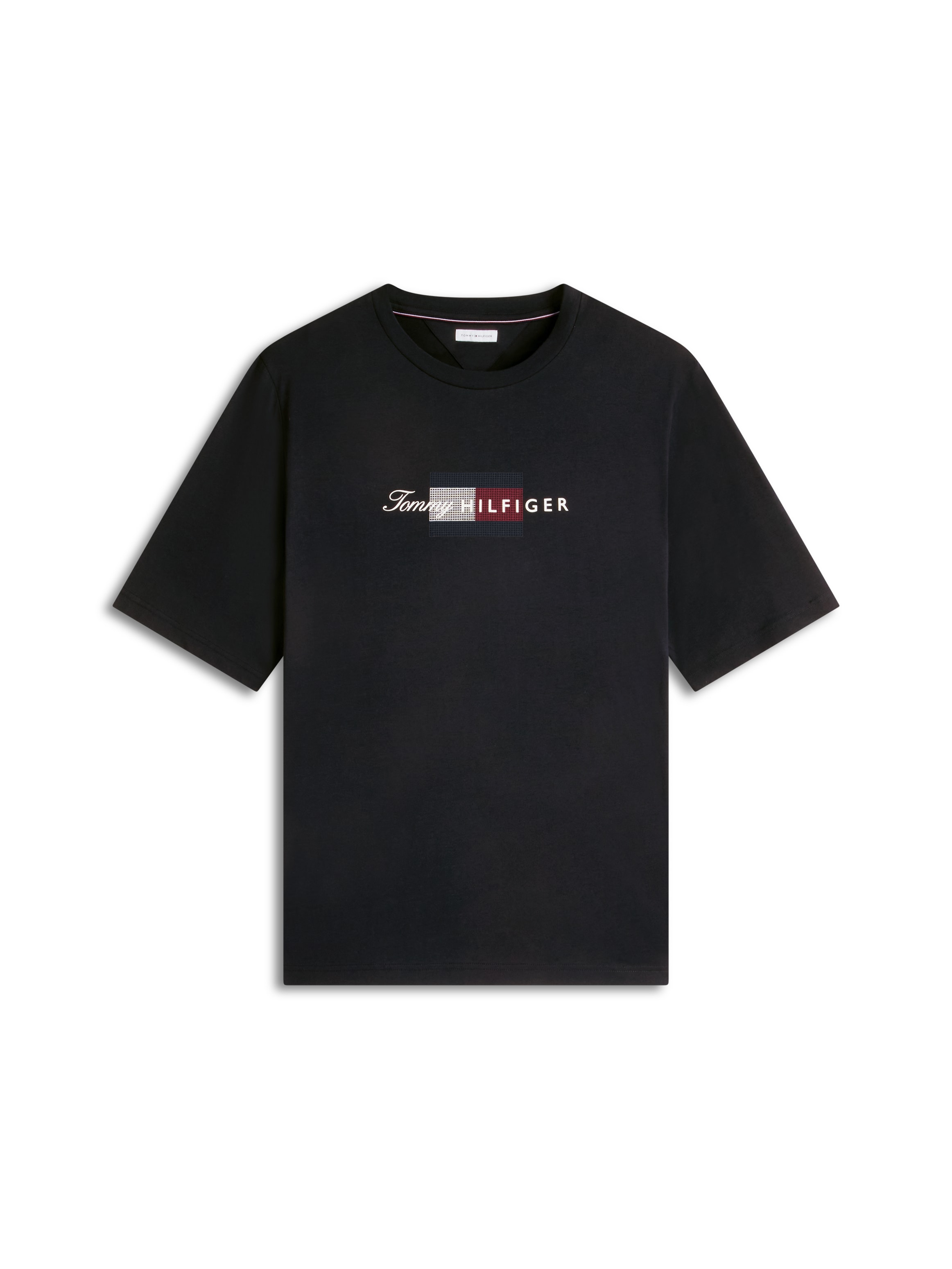 Tommy Hilfiger Big & Tall T-Shirt aus Jersey mit Flag-Grafik, Große Größen