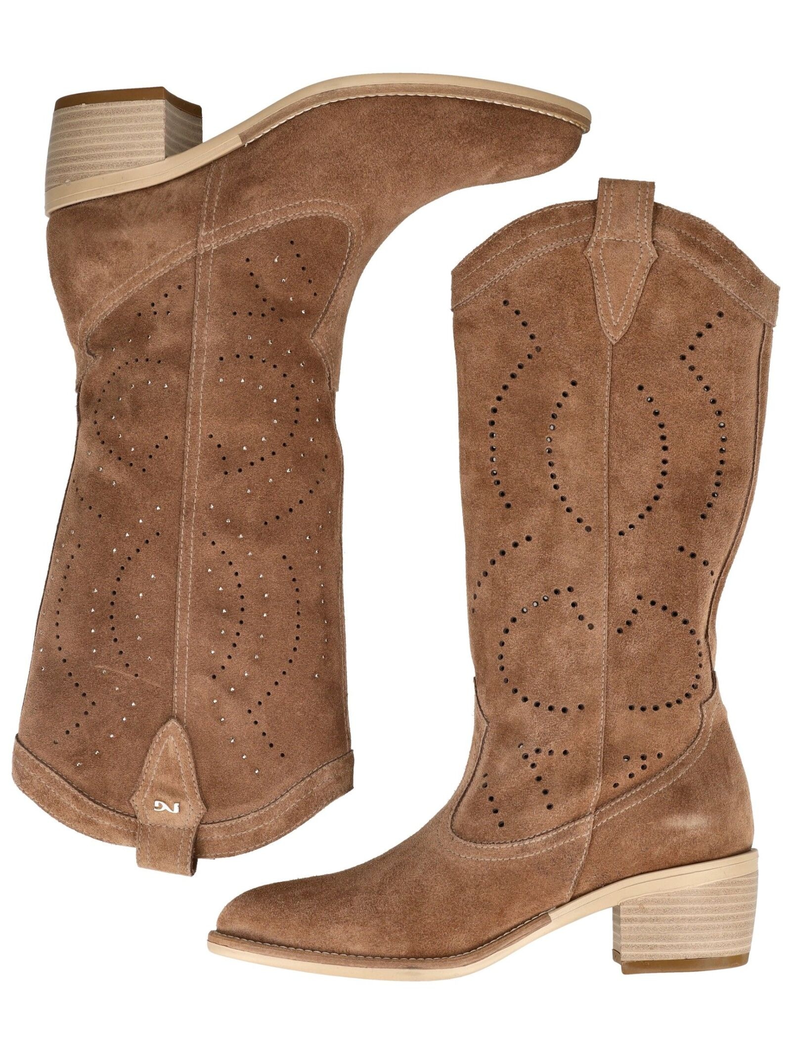 Nero Giardini Bikerboots »Nero Giardini Stiefel Veloursleder«