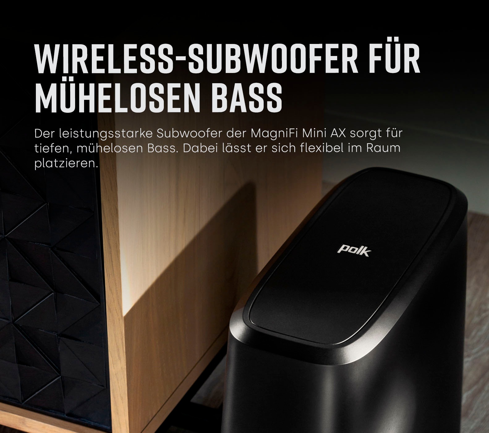 Polk Soundbar »Magnifi Mini AX«, mit Wireless-Subwoofer