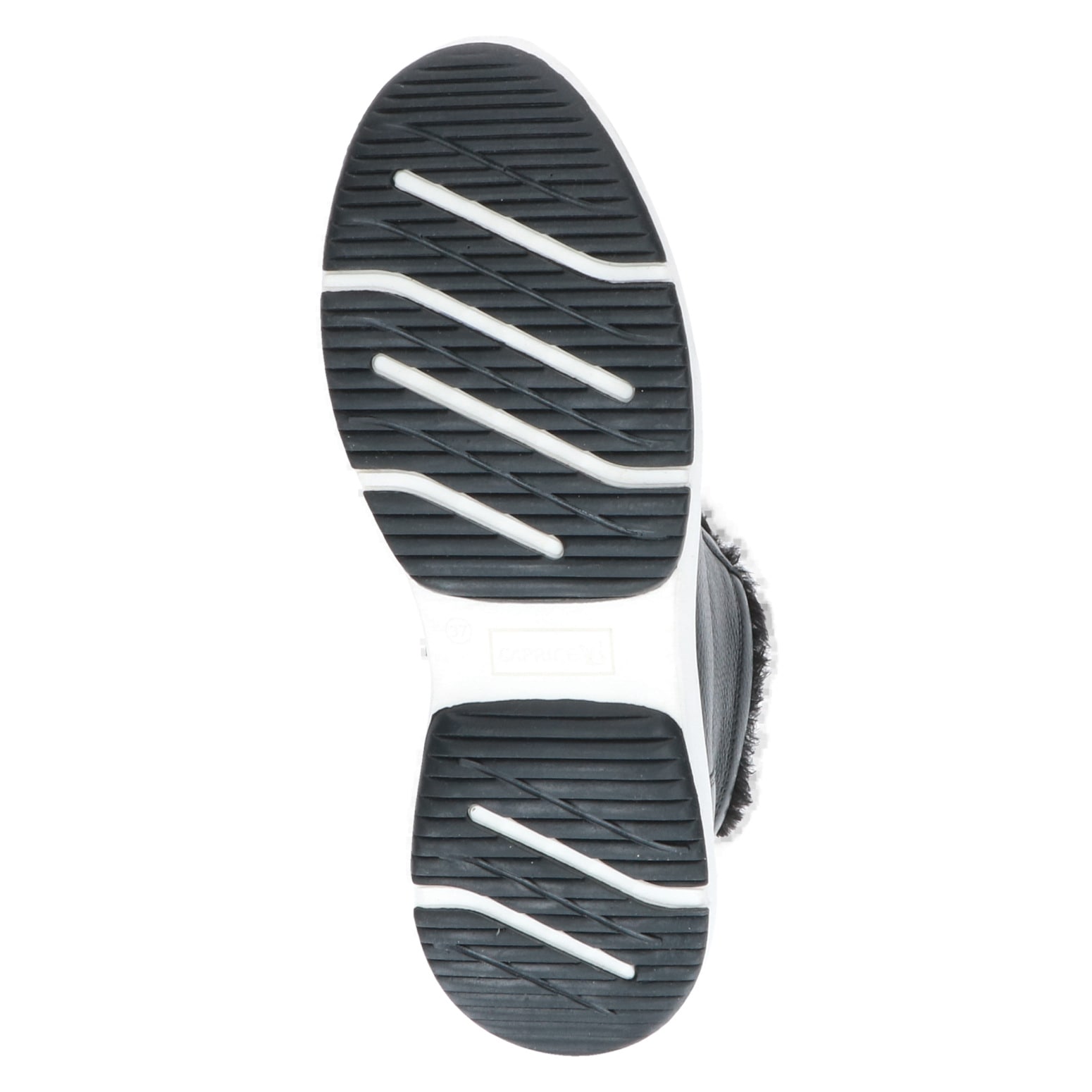 Caprice Winterboots  , Keilabsatz, Schnürboots, Outdoorschuh mit Fellimitat am Kragen