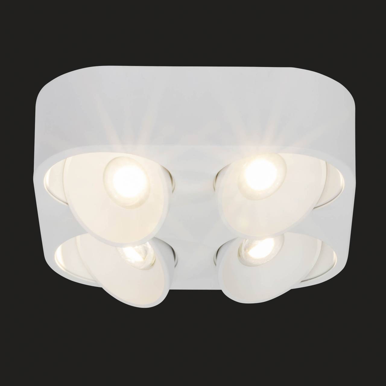 AEG Deckenleuchte »Leca«, 4 flammig, LED Deckenlampe 4flg weiß
