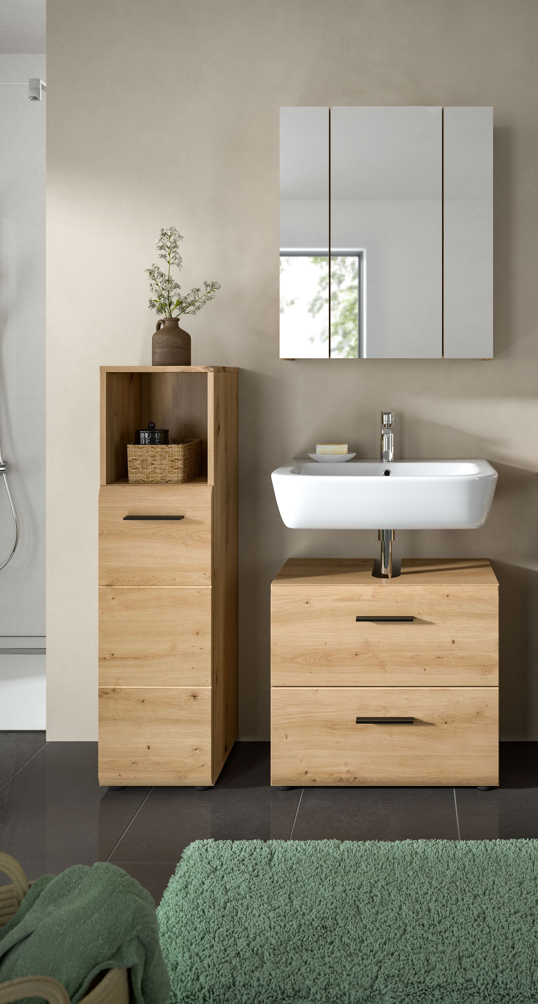 INOSIGN Badmöbel-Set »FLORENZ, TOPSELLER!, 3-teilige Badkombination, hochwe günstig online kaufen