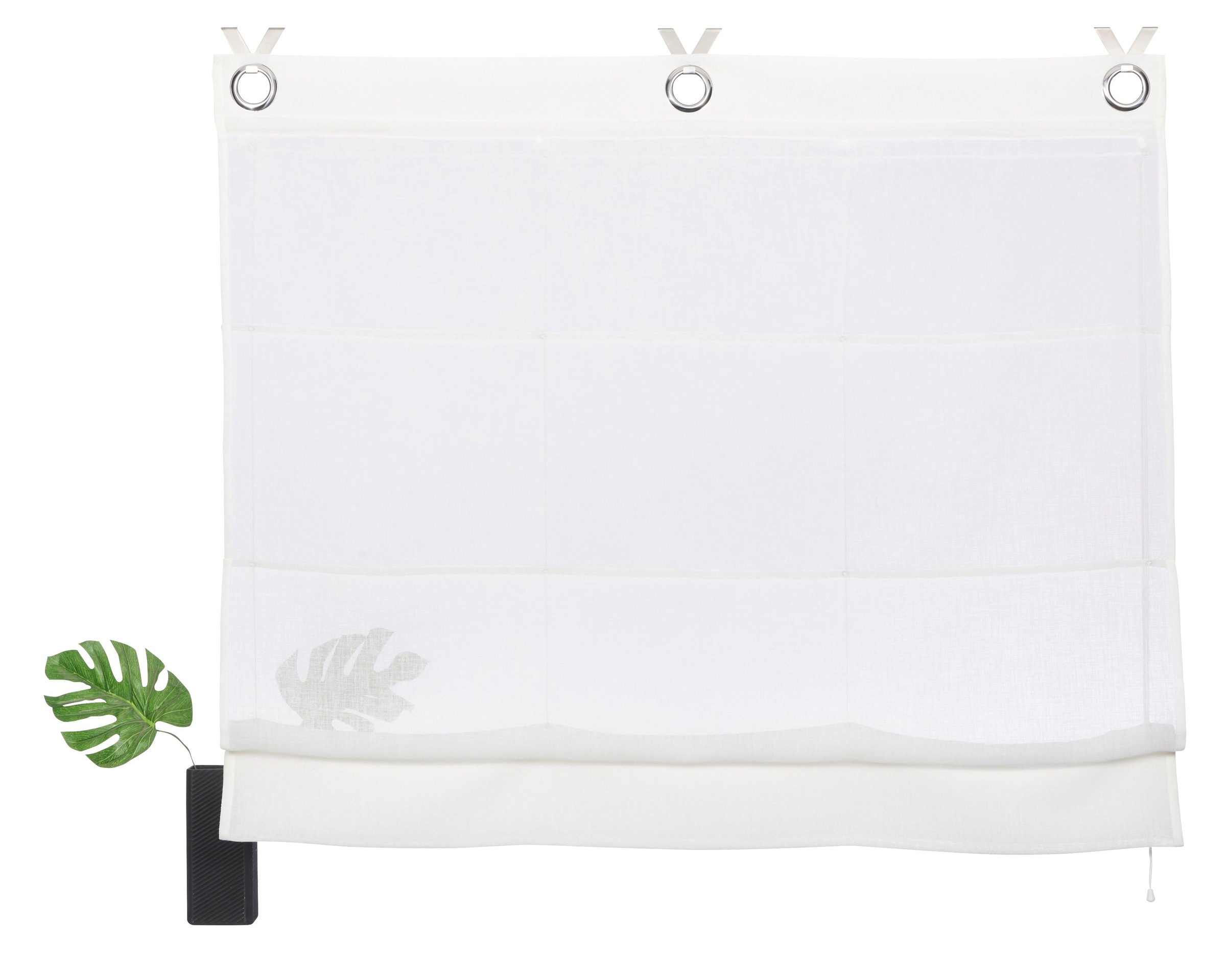 Raffrollo OTTO HOME "Fiete" Gr. 4, beige (natur), B:100cm H:150cm
