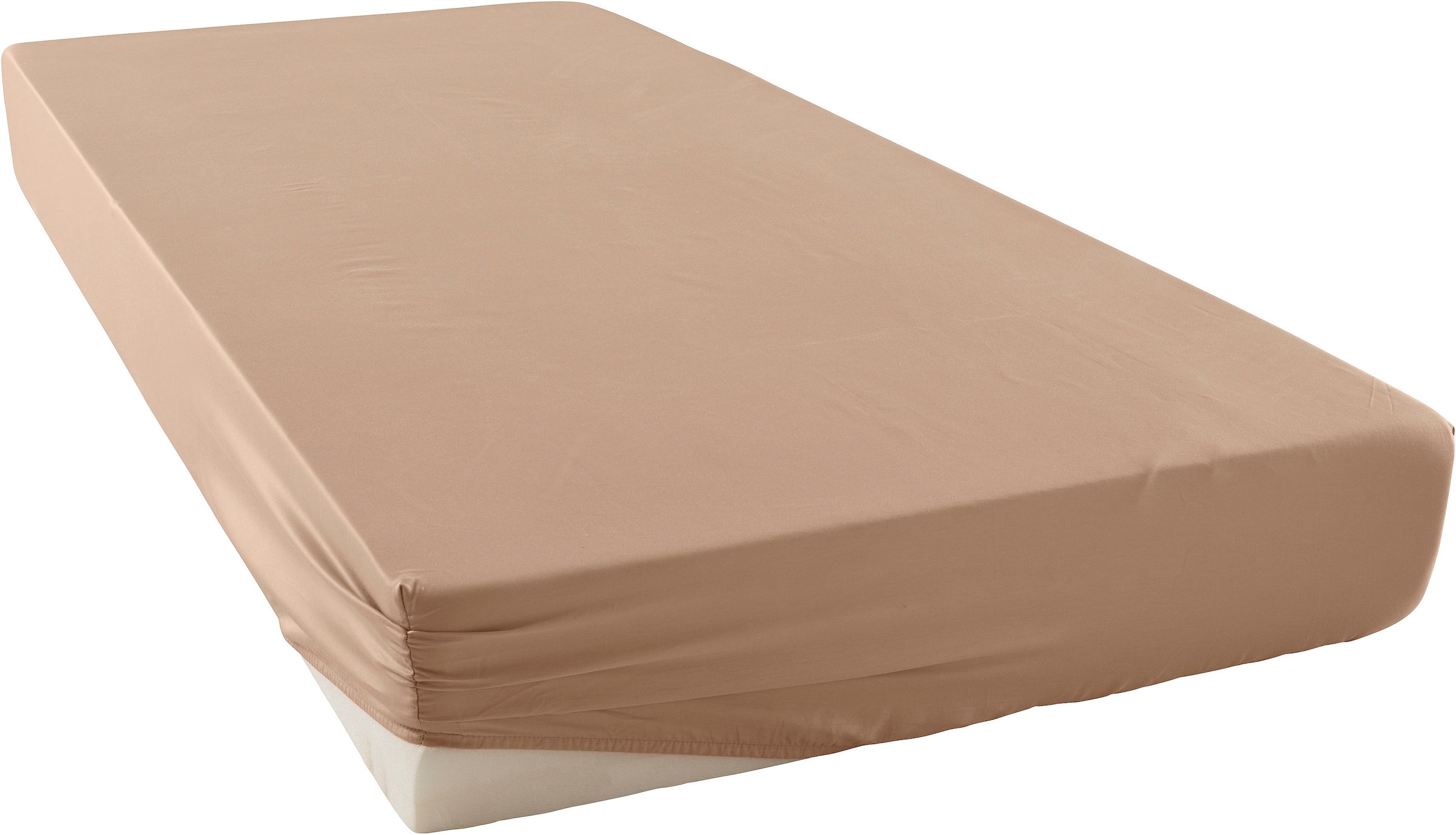 Guido Maria Kretschmer Home&Living Spannbettlaken »Mila 2 Satin Qualität, für Matratzenhöhe bis zu 20 cm, mit Gummizug, (1 St), Premium-Qualität mit 120g/m² Flächengewicht, ganzjährig geeignet«