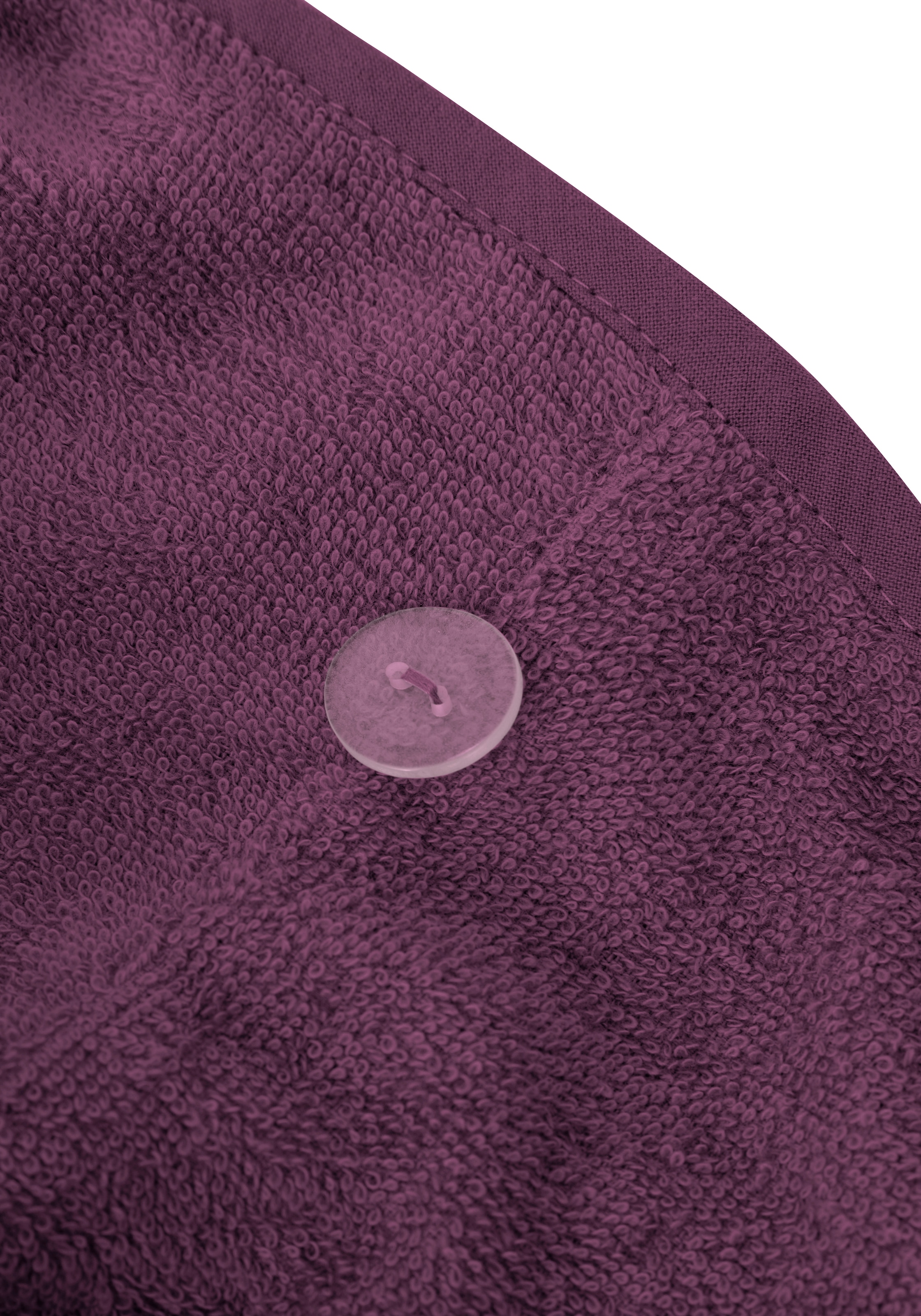 OTTO home Damenbademantel »Sennia, ideal für Sauna & Spa, Hotelbademantel, Morgenmantel« 2 Stk. Steifendetails, 100% Baumwolle, mit GRATIS-Zugabe: 1x Turban-Handtuch
