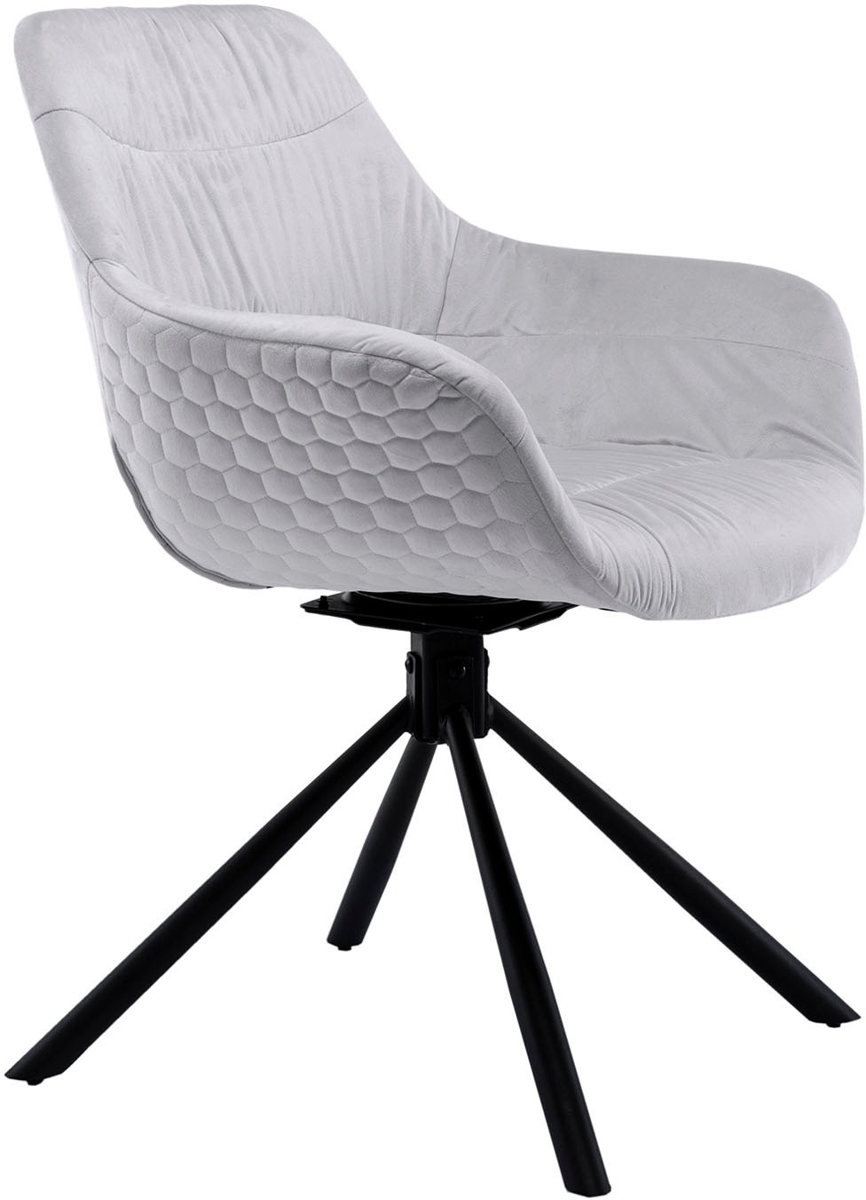 SalesFever Armlehnstuhl, Samtoptik-Polyester, 360° kaufen Drehfunktion online