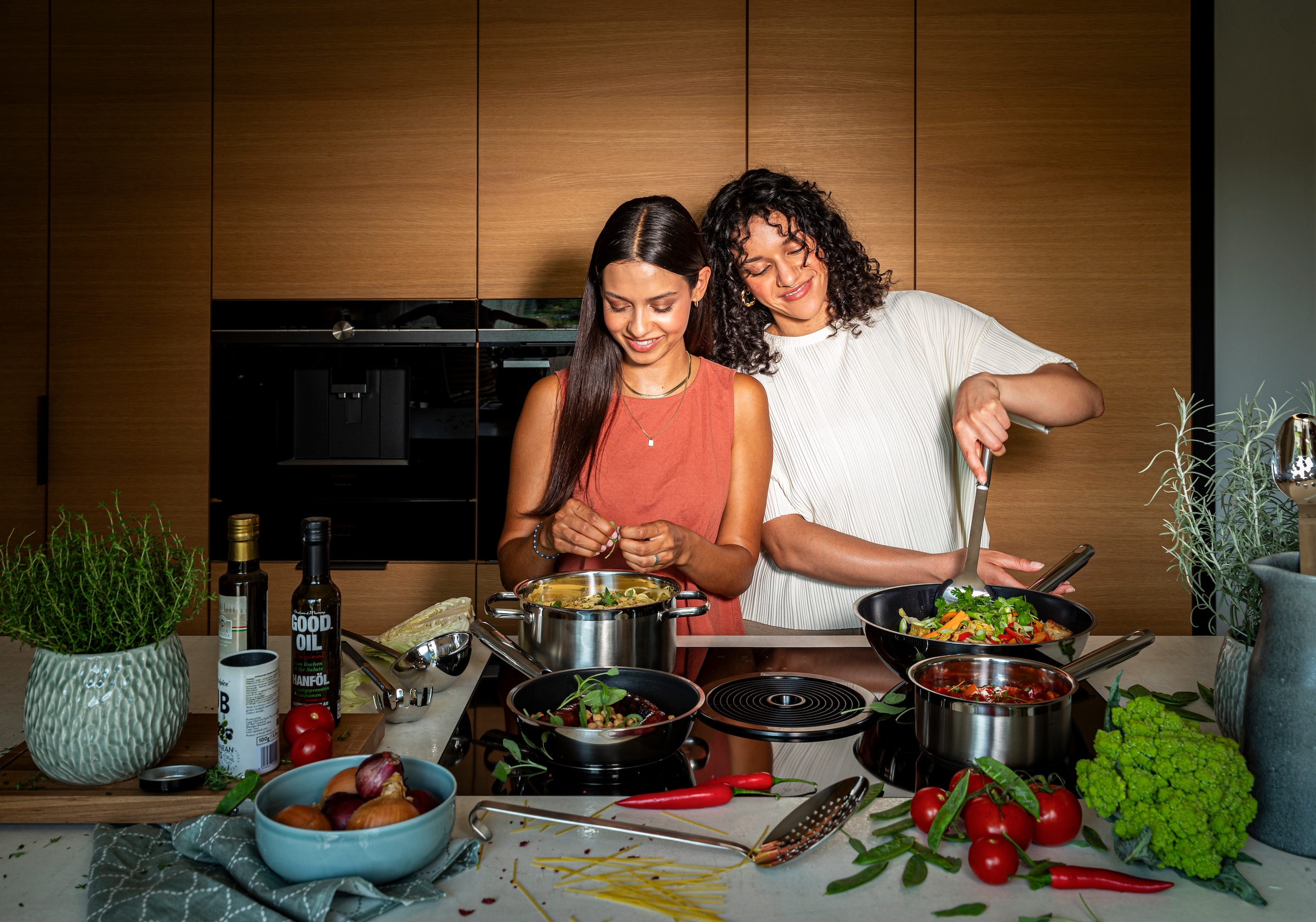 RÖSLE Wok »PUREELEMENTS Ø 28 cm Keramik ProCeraPlus« Edelstahl 18/10 1 tlg. tlg.