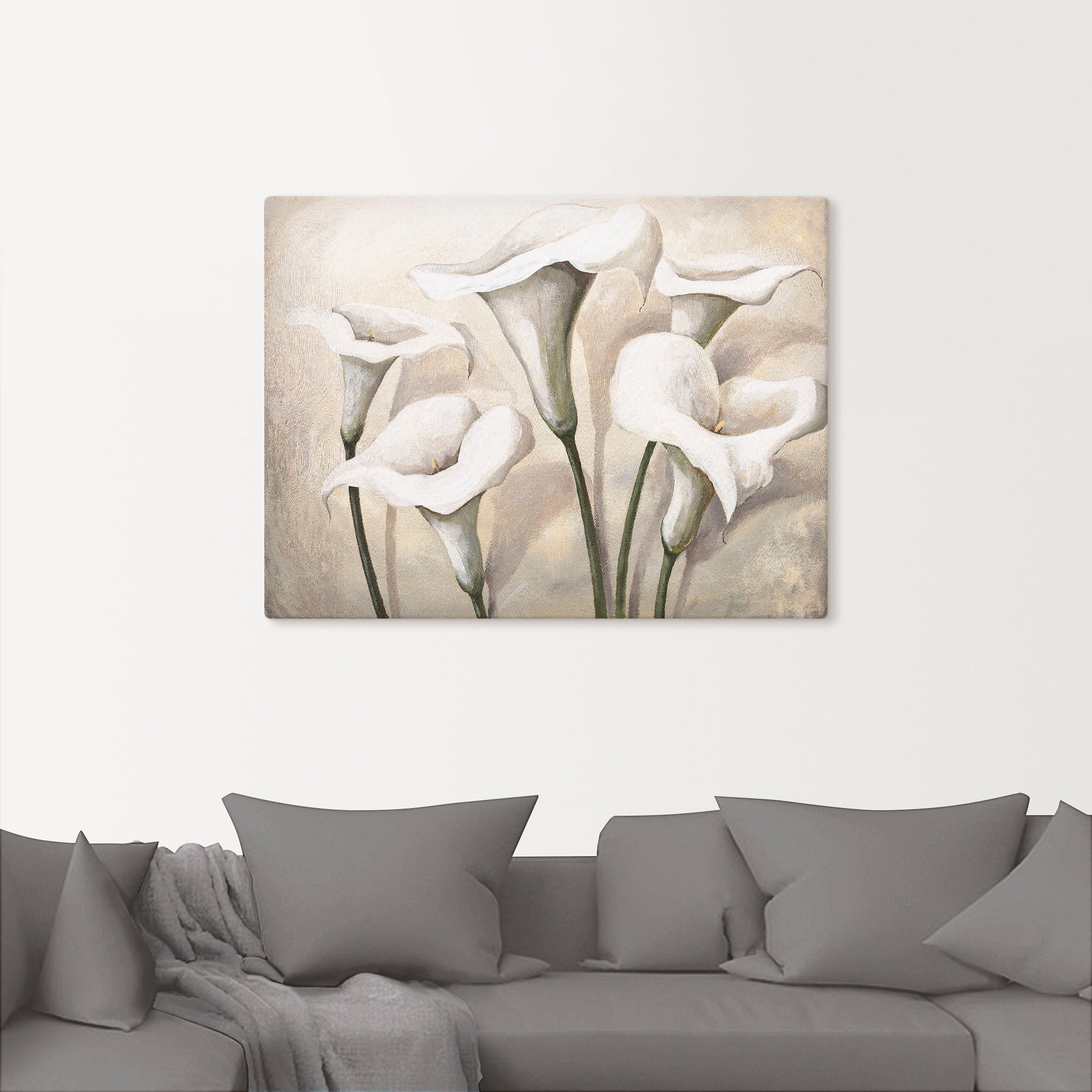 Artland Wandbild »Callas I«, Blumen, (1 St.), als Leinwandbild, Poster, Wan günstig online kaufen