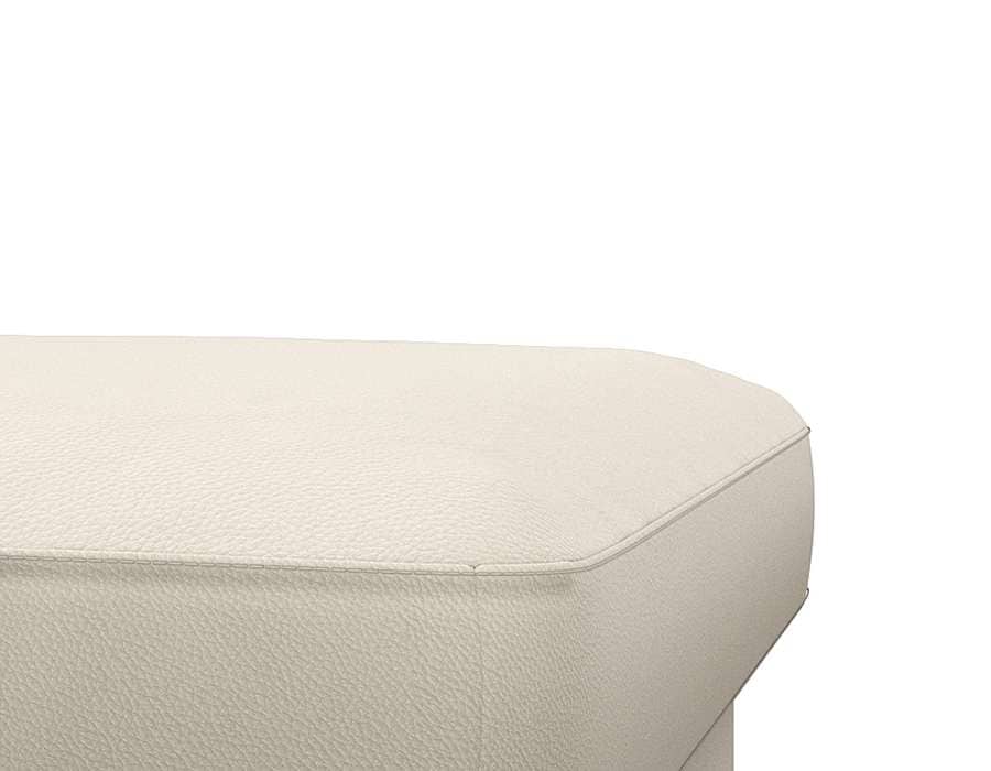 FLEXLUX Pouf »Fiore«, Kaltschaum, Füße Alu