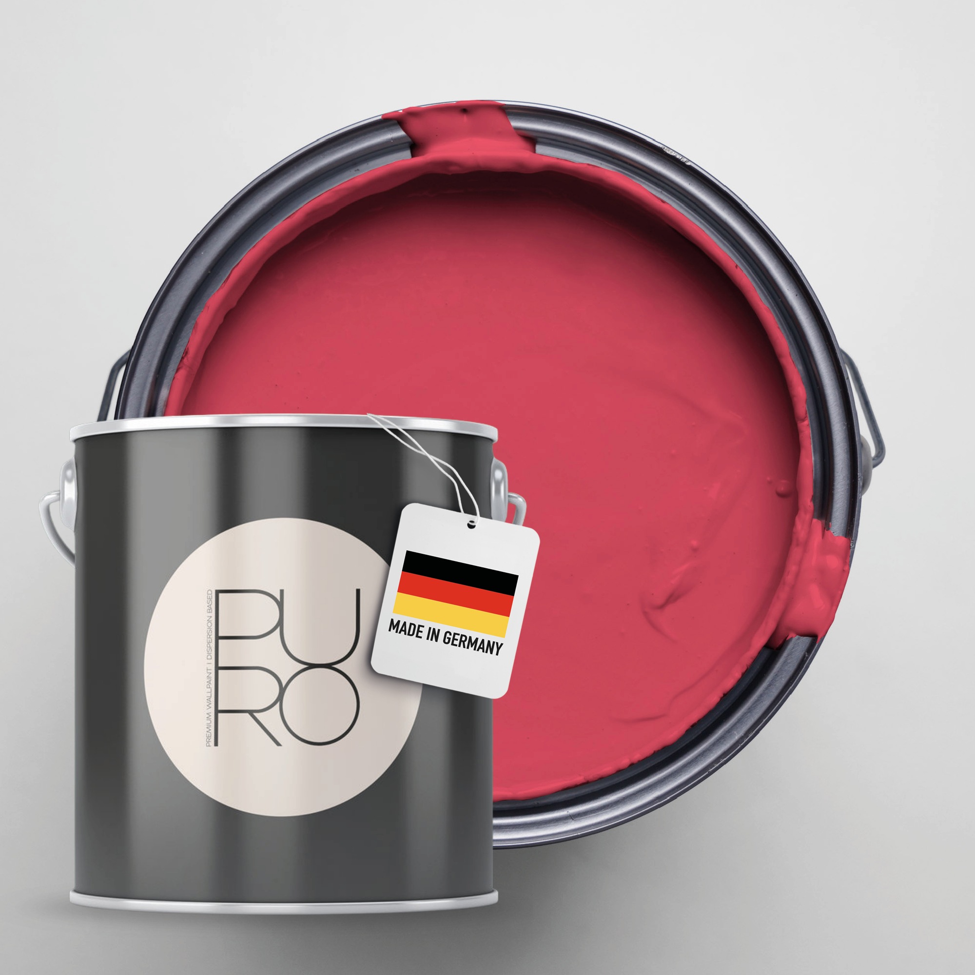 A.S. Création Wandfarbe »Premium Innenwandfarbe PURO Tuchmatt peachy pink« ideal für Wohnzimmer, Schlafzimmer, Flur und Küche, Farbwelt Pink
