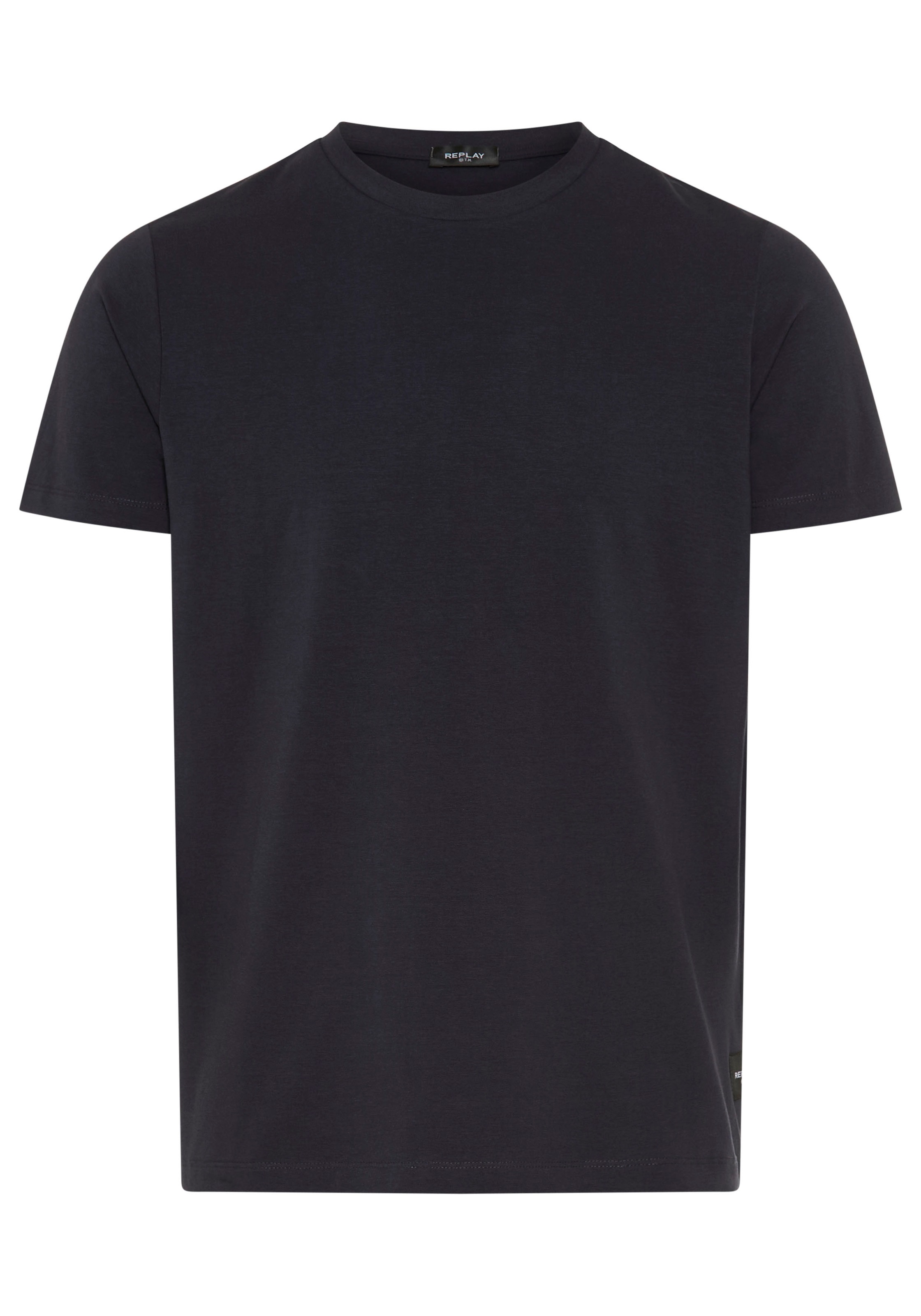Replay T-Shirt Baumwoll-Mix, Rundhalsform