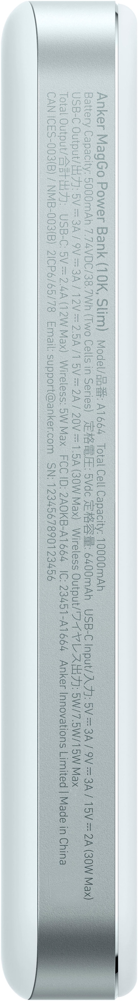 Anker Powerbank »MagGo Powerbank (10.000mAh, Slim)«, 10000 mAh