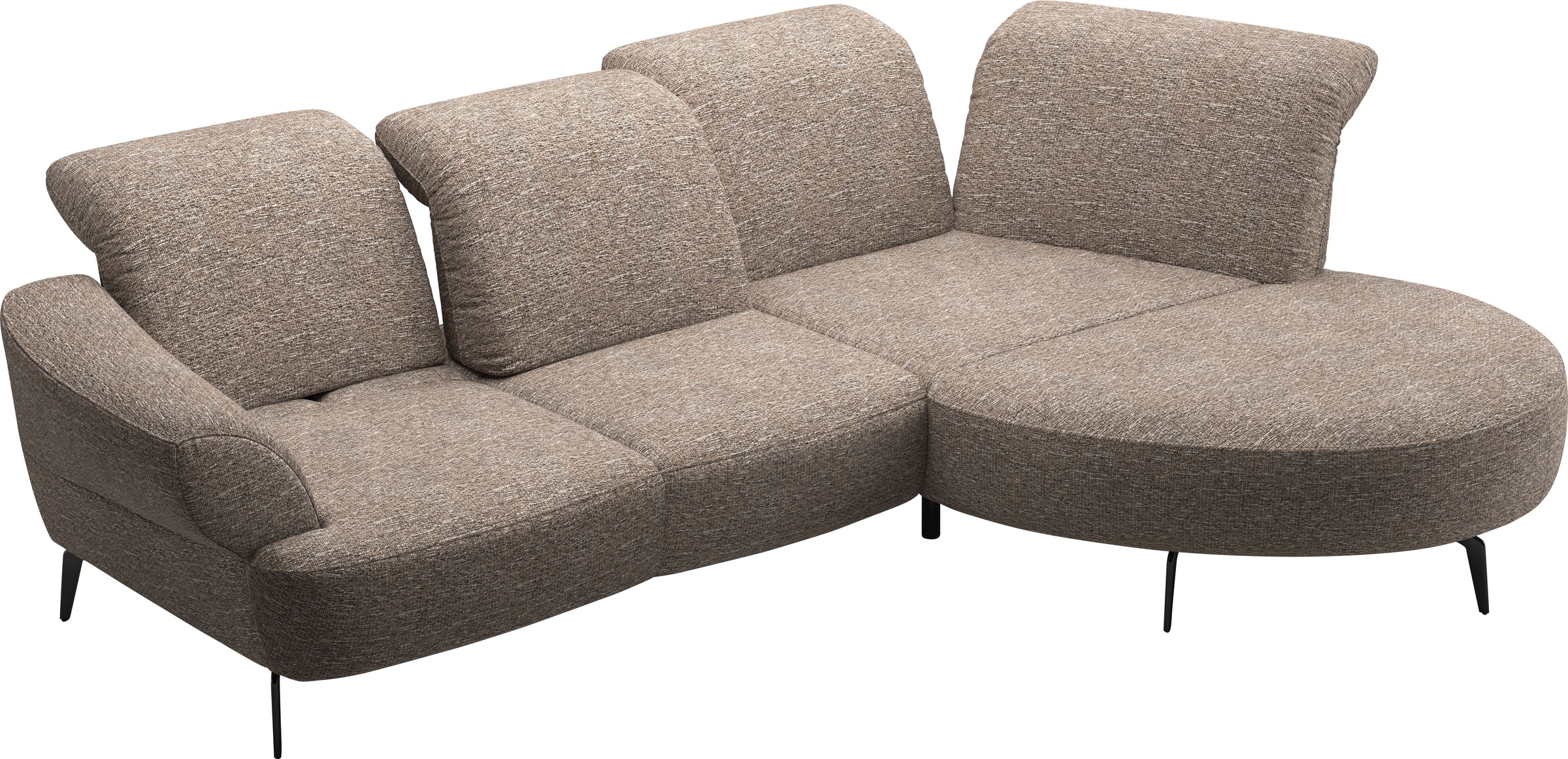 sit&more Ecksofa »Dance«, inkl.System Click&Seat und Sitztiefenverstellung