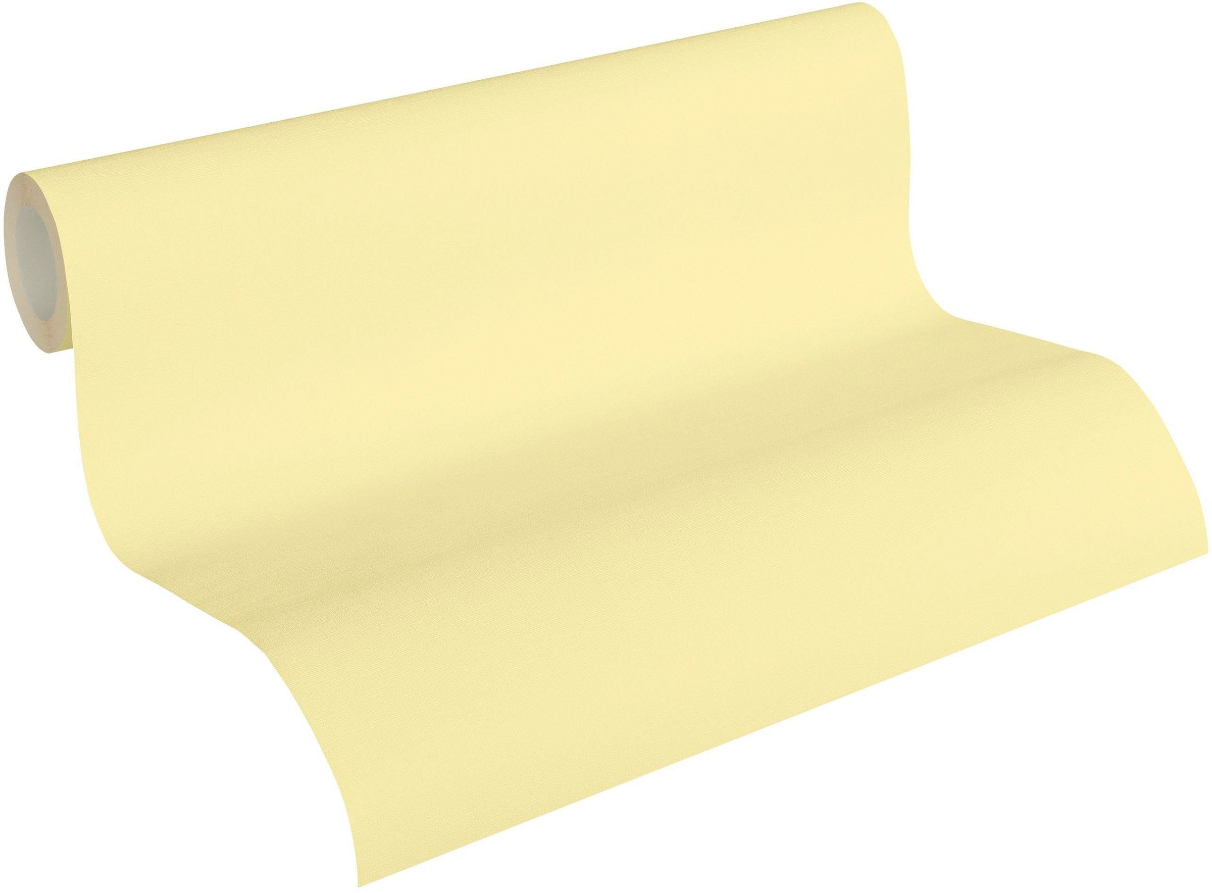 living walls Vliestapete »Björn« einfarbig | uni | unifarben leicht strukturiert Tapete einfarbig Tapeten Wohnzimmer Schlafzimmer Küche Flur Design