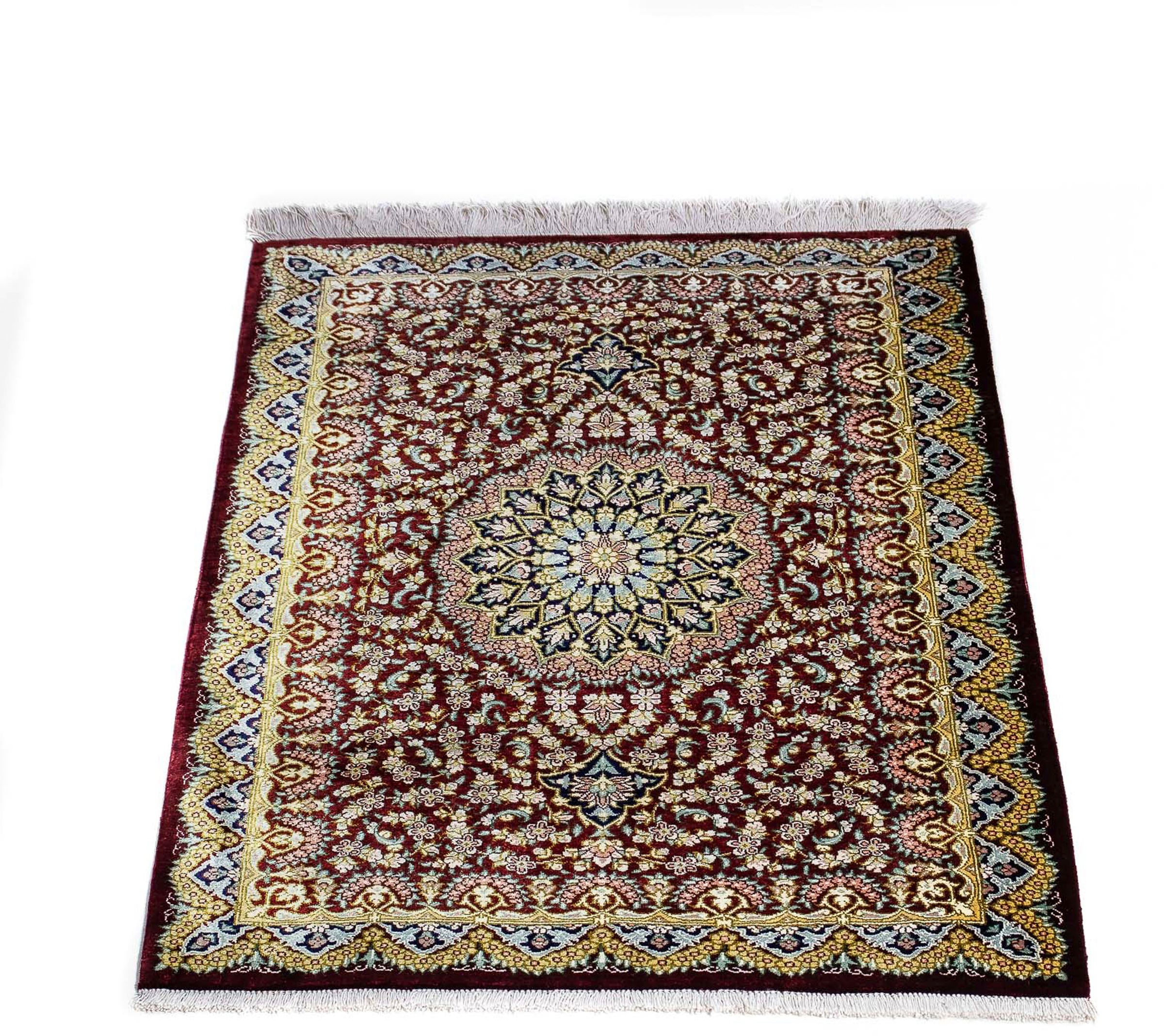 morgenland Orientteppich »Perser - Ghom - 78 x 57 cm - mehrfarbig«, rechtec günstig online kaufen