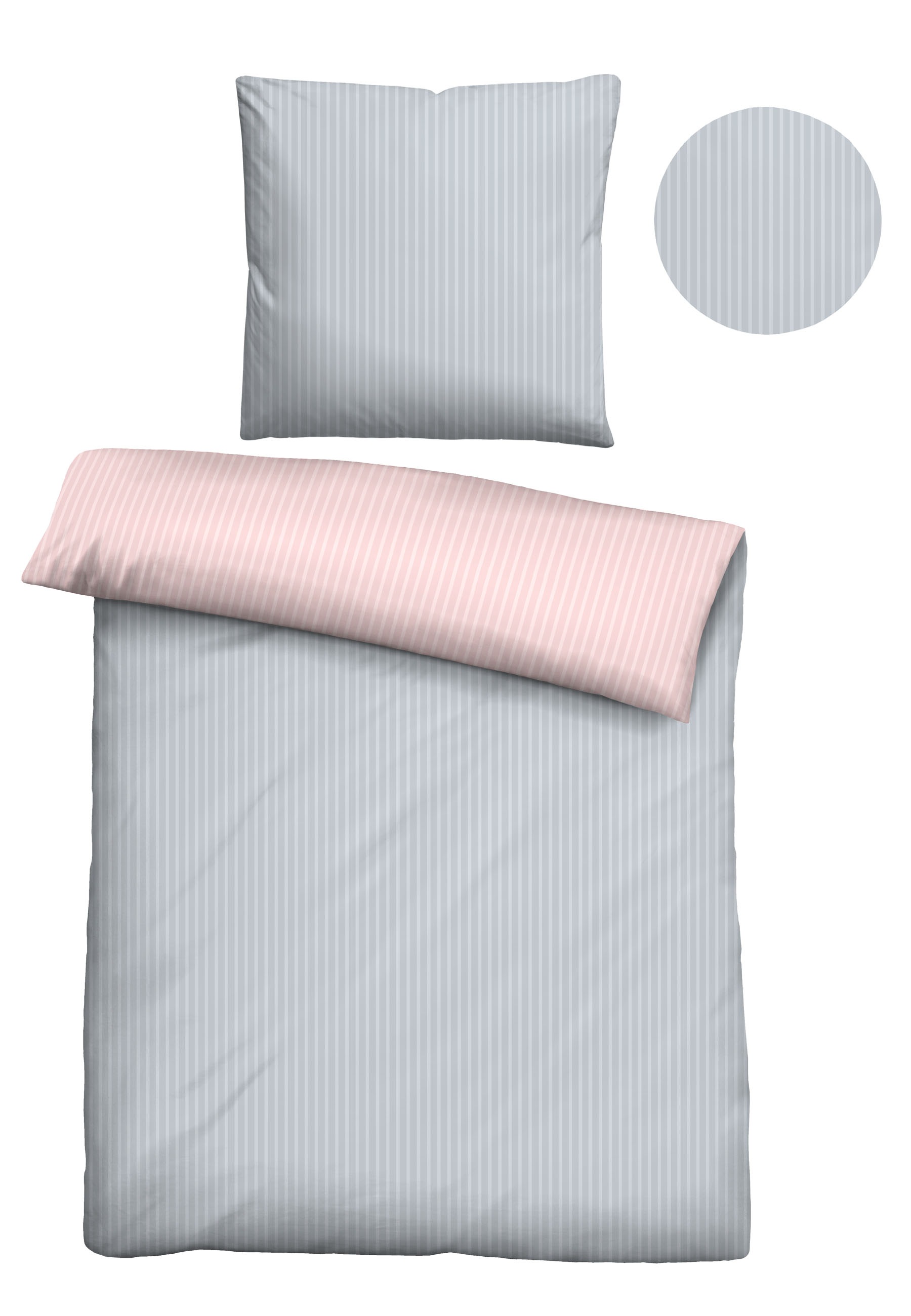 Castell - Markenbettwäsche Wendebettwäsche »0040774« 2 Stk. tlg. hautsympat günstig online kaufen