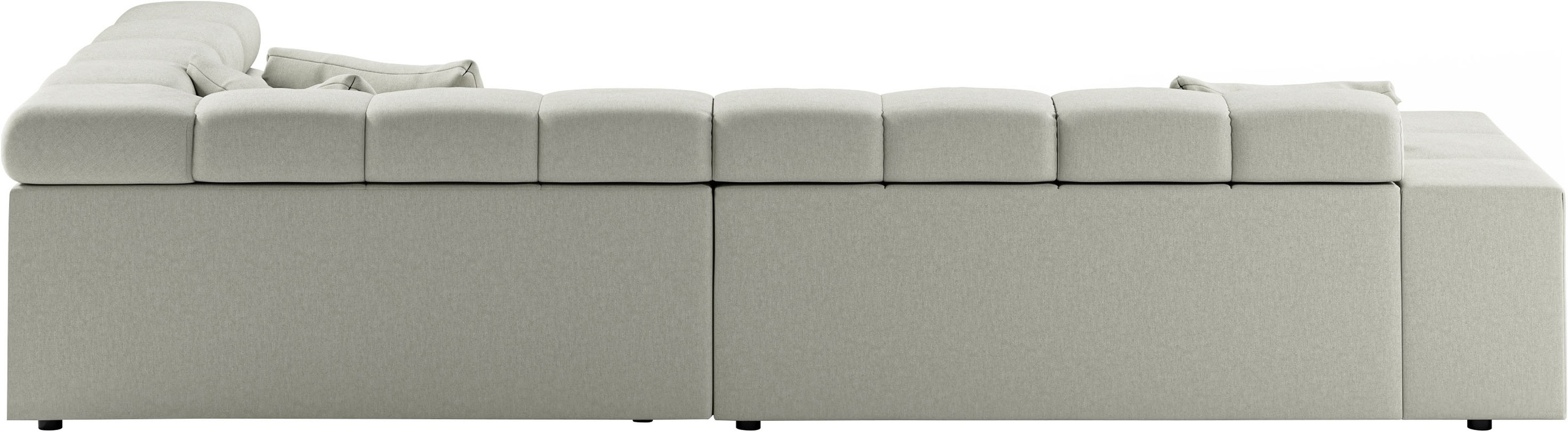 INOSIGN Ecksofa »Ancona incl. Kopfteilverstellung, OTTOs Choice, Breite 319cm, L-Form«, wahlweise motorische Sitztiefenverstellung, auch in Cord + Easy Care