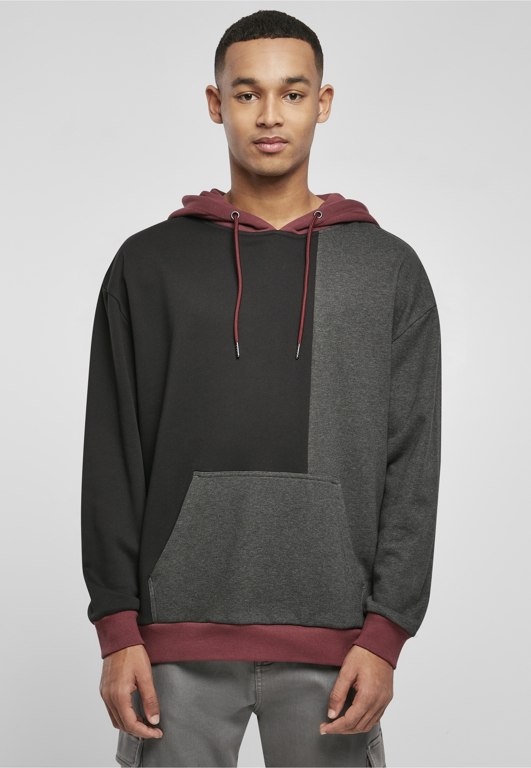 URBAN CLASSICS Kapuzenpullover »Urban Classics Herren Oversized Color Block Hoody« 1 Stk.