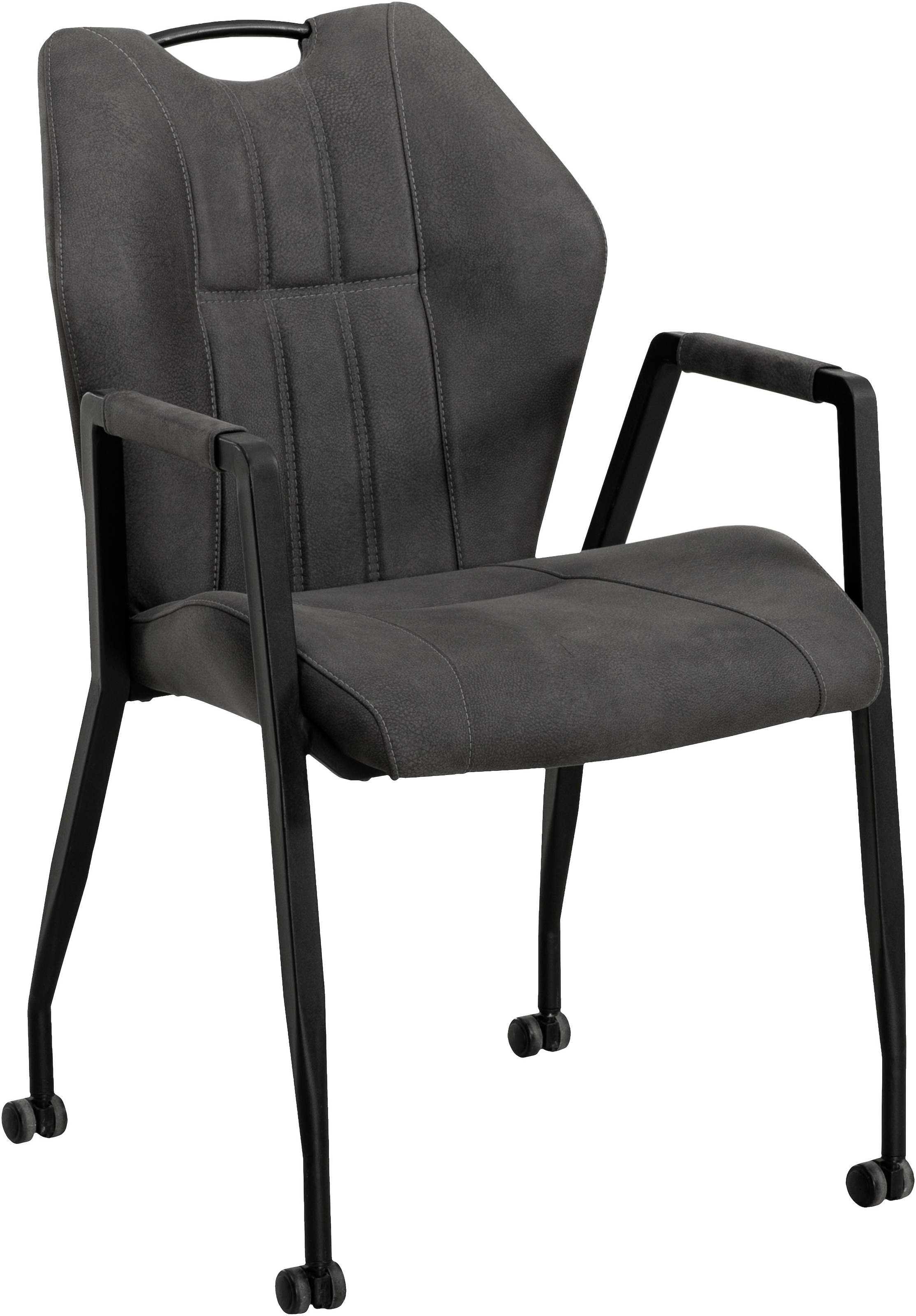 OMG Design Armlehnstuhl »Point« (Set) 1 Stk.Esszimmerstuhl mit Rollen, Büro günstig online kaufen