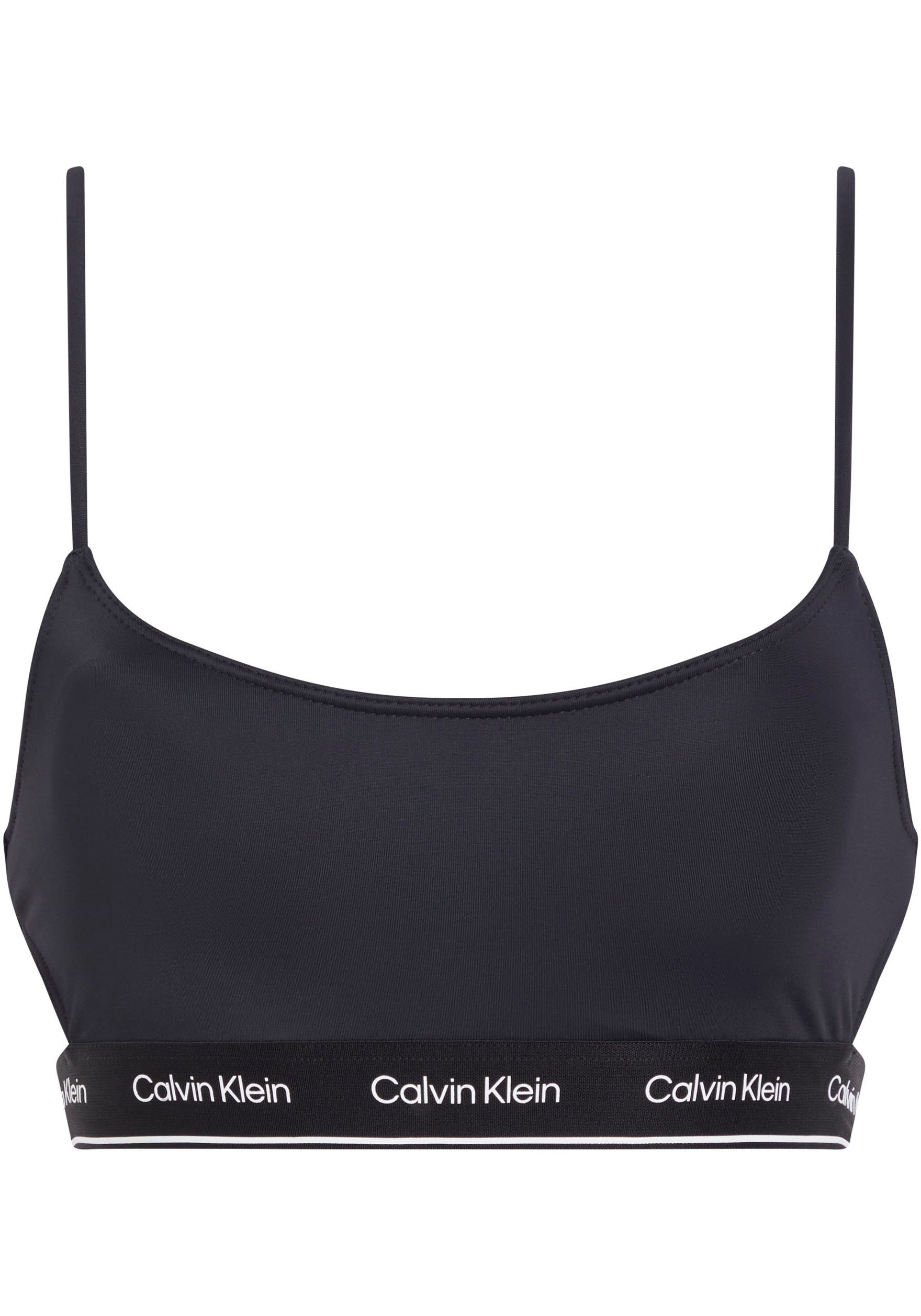 Calvin Klein Swimwear Bandeau-Bikini-Top »BRALETTE-RP«, mit seitlichen Cut-Outs