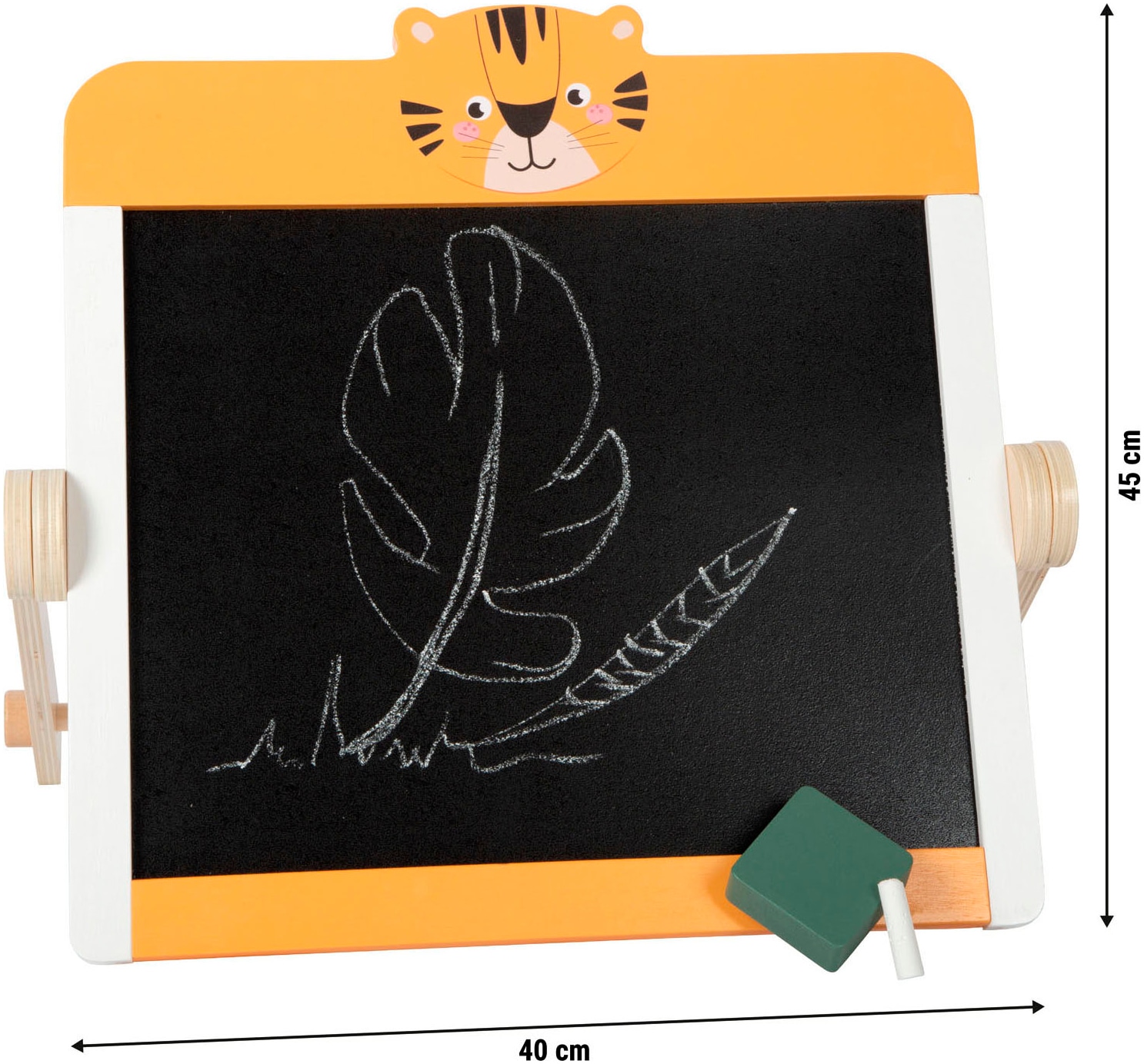 Small Foot Tafel »Kreidetafel und Whiteboard Safari« magnetisch