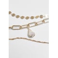 URBAN CLASSICS Sonnenbrille »Urban Classics Accessories Pearl Cross Necklace«