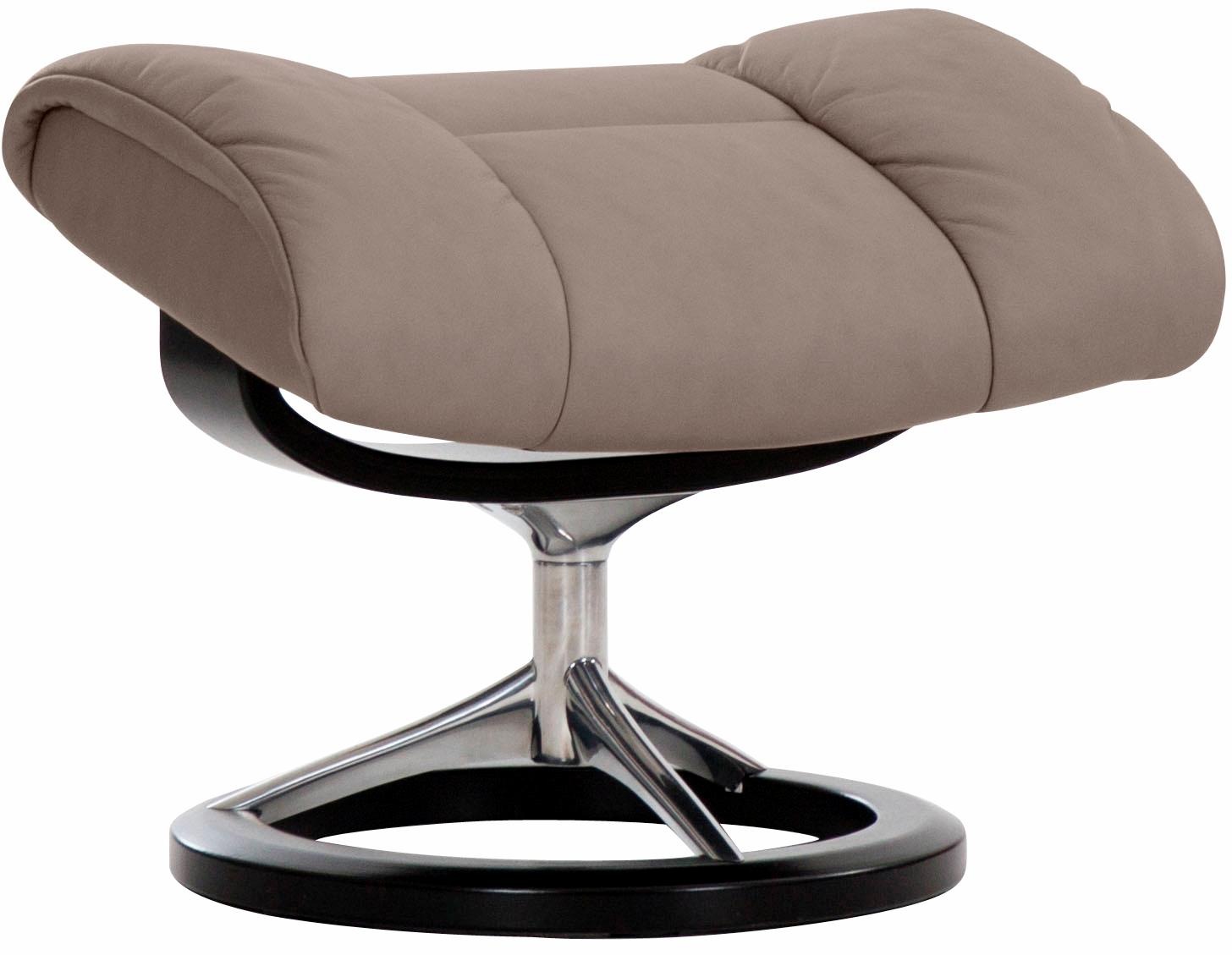 Stressless® Hocker »Ruby«, mit Signature Base, Gestell Eiche, Wenge, Braun & Schwarz