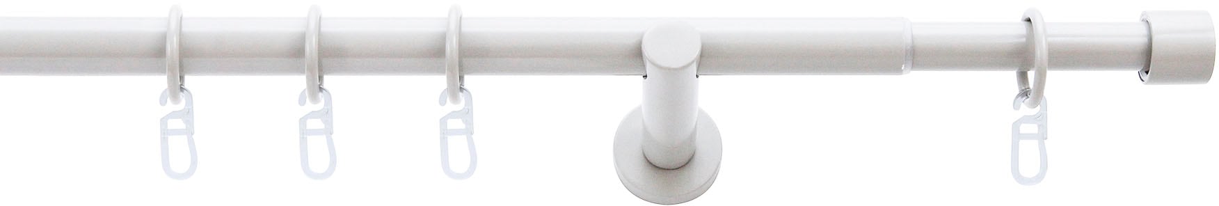 indeko Gardinenstange »Andrax« Ø 20 mm 1 läufig-läufig ausziehbar stufenlos günstig online kaufen