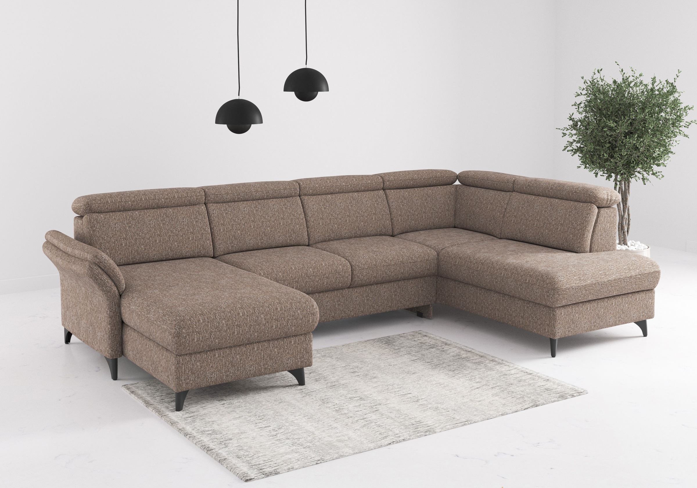 sit&more Wohnlandschaft »Glendale« inkl. Kopfteilverstellung,wahlweise mit günstig online kaufen