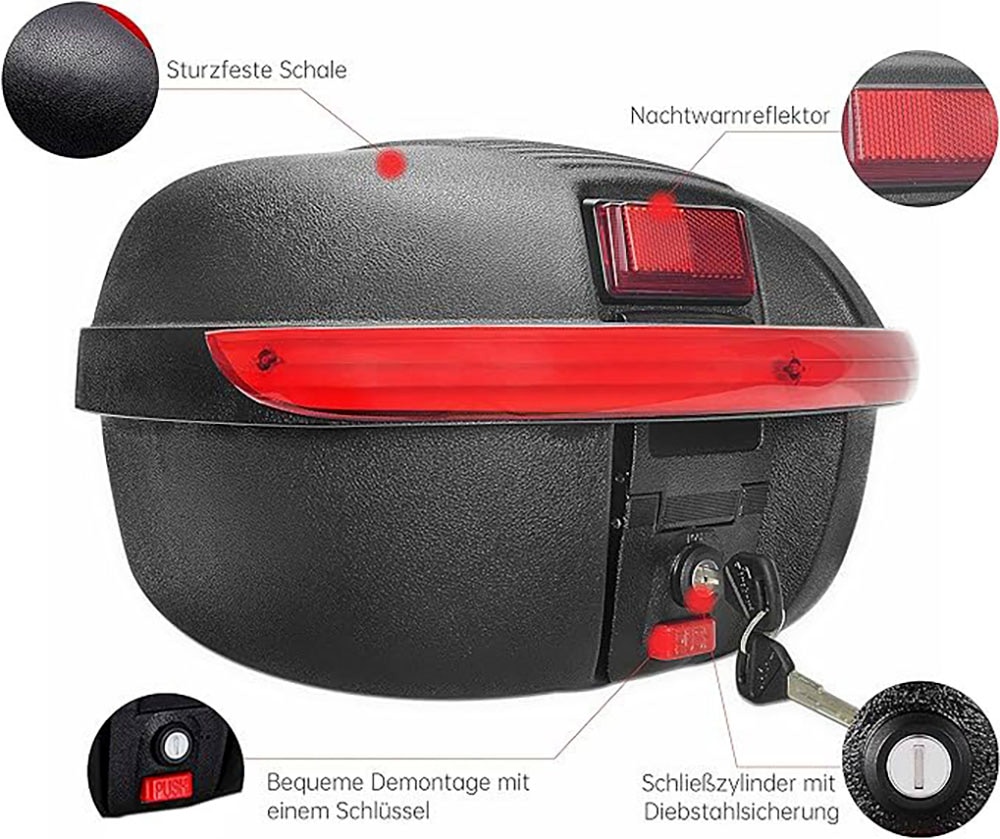 SachsenRad Gepäckträgertasche »Gepäckträger-Box Globus«