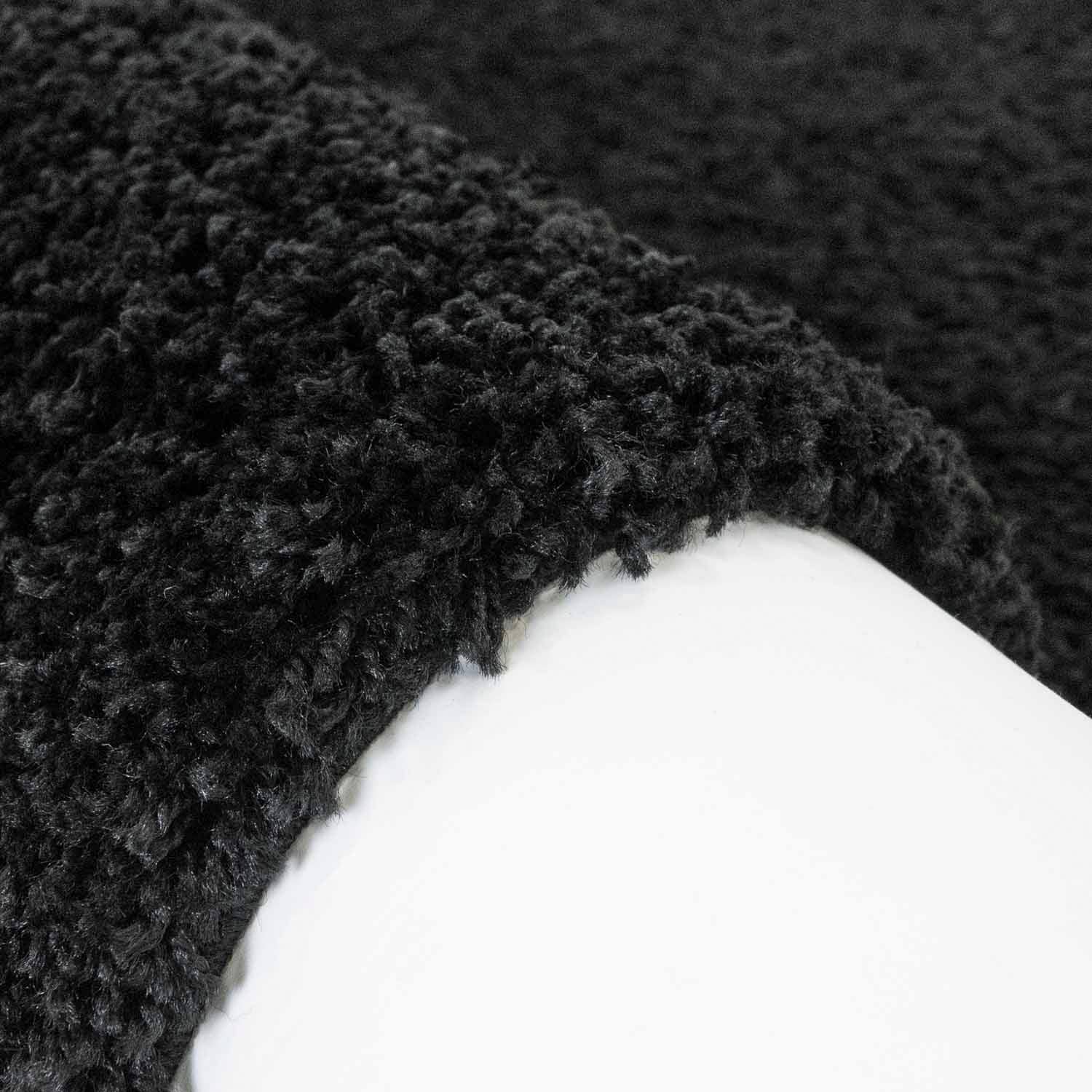 Carpet City Hochflor-Teppich »Shaggi uni 500«, rechteckig, 30 mm Höhe, Läufer, Shaggy, Uni, Langflor, weich, Wohnzimmer, Schlafzimmer, Kinder