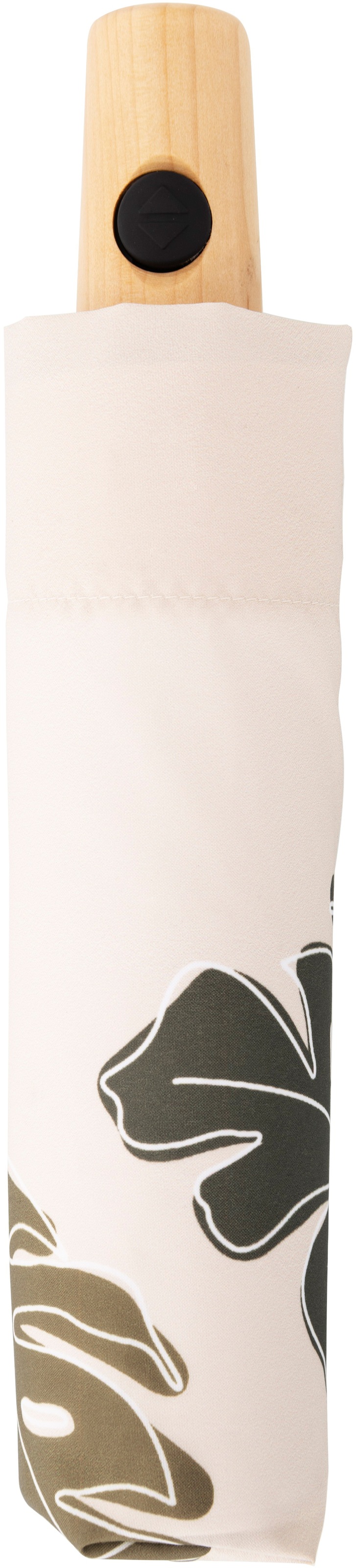 doppler® Taschenregenschirm »nature Magic, choice beige«, aus recyceltem Material mit Griff aus FSC®- schützt Wald - weltweit