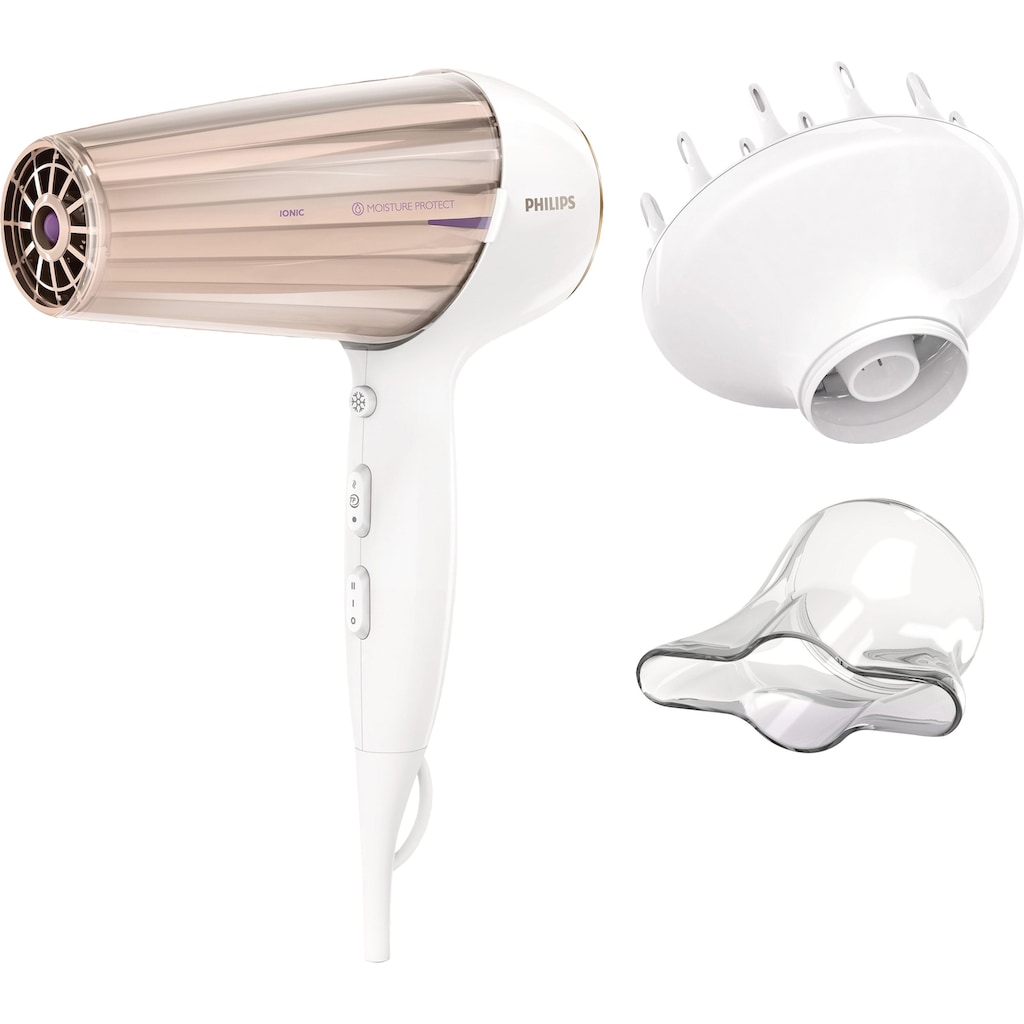 Philips Haartrockner »HP8280/00 MoistureProtect«, 2300 W, 2 Aufsätze