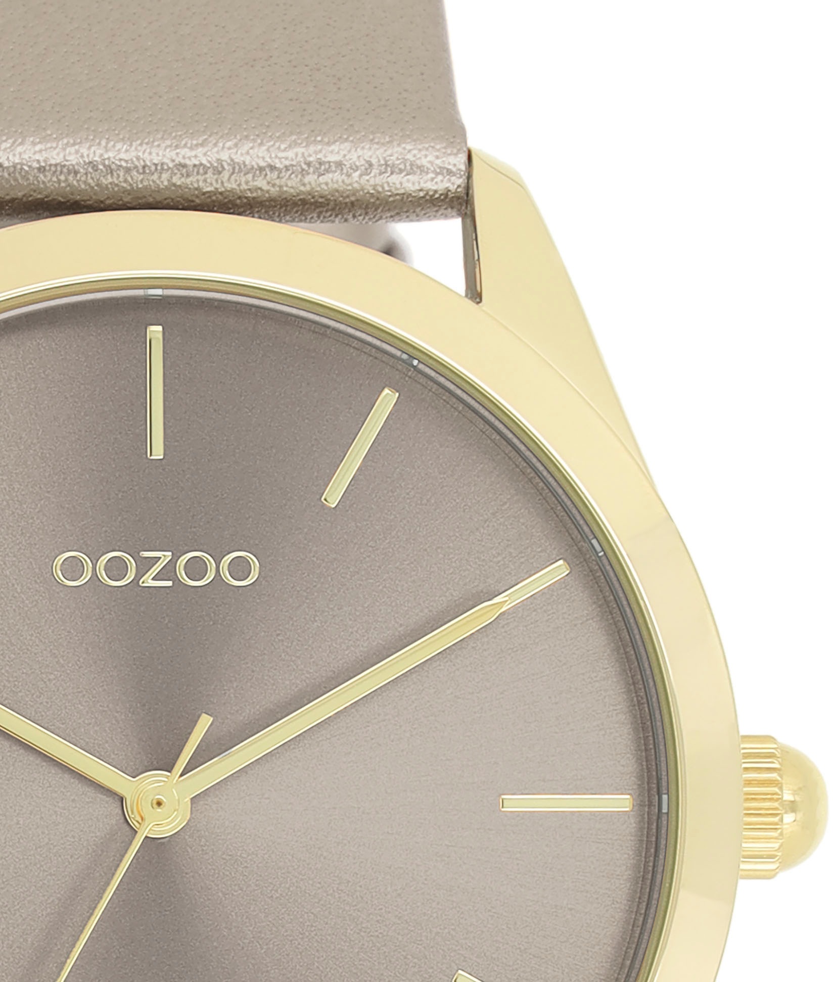 OOZOO Quarzuhr, Armbanduhr, Damenuhr, Herrenuhr, Lederarmband, analog