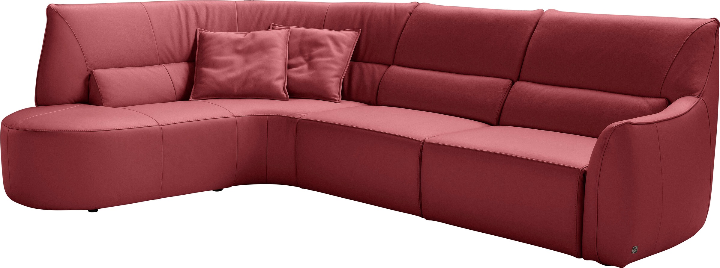 Egoitaliano Ecksofa »Puffy, extravagant & edel, Retro Designsofa, hoher Sit günstig online kaufen