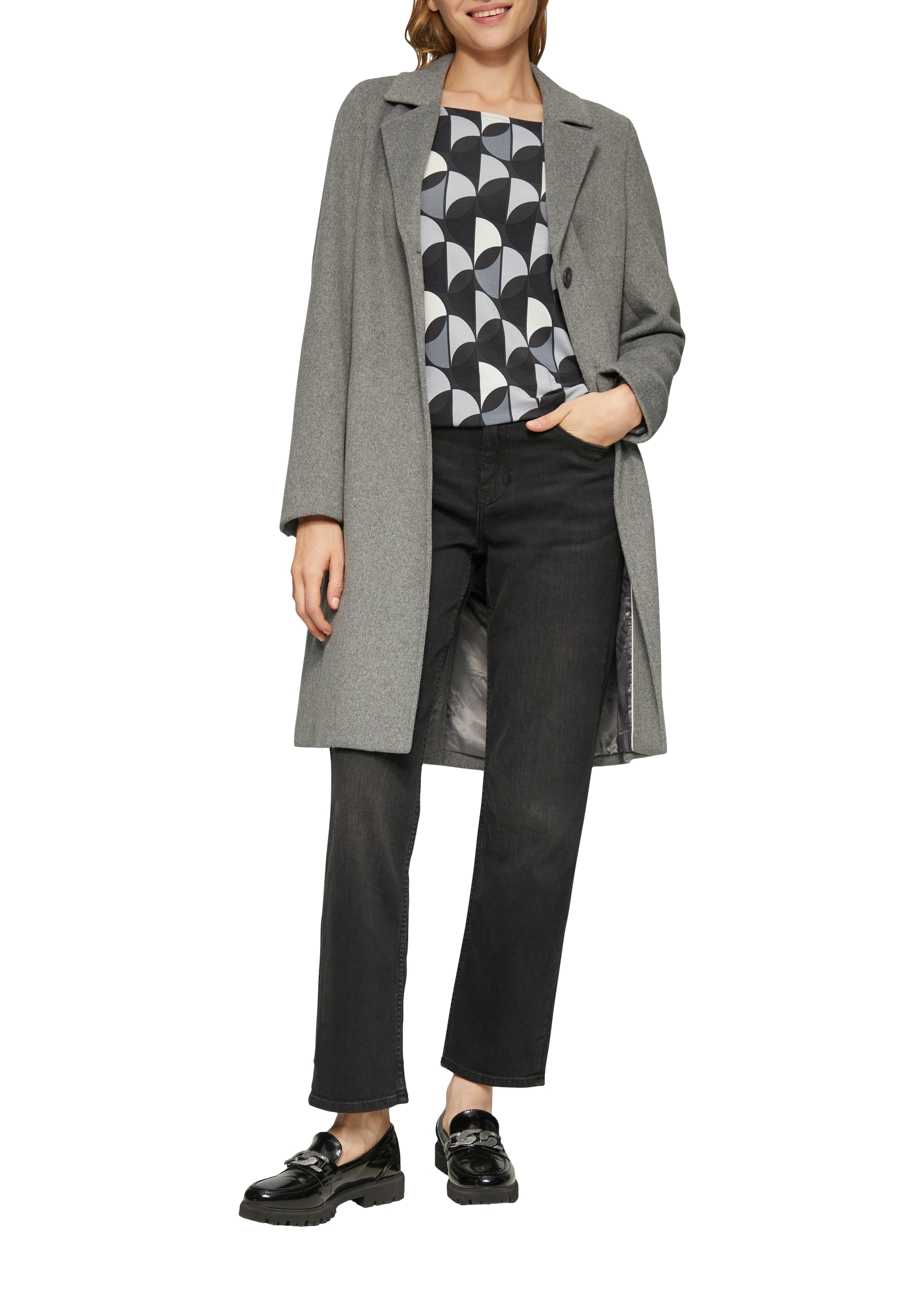 s.Oliver Langarmshirt, mit elastischem Bund
