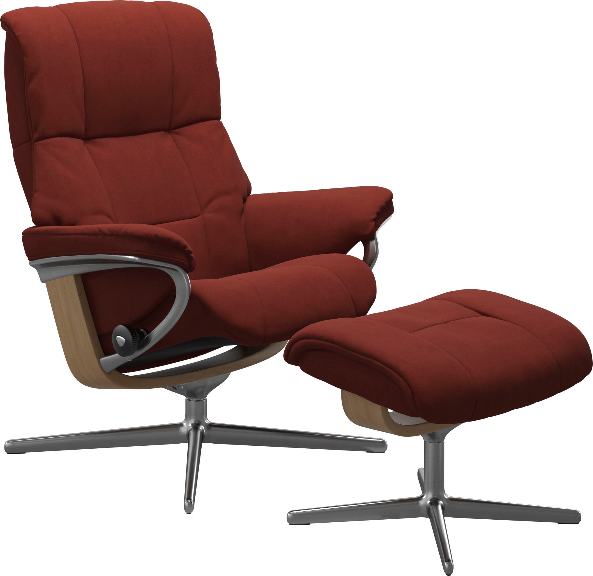 Stressless® Fußhocker »Mayfair« mit Cross Base, Größe S, M & L, Holzakzent Eiche