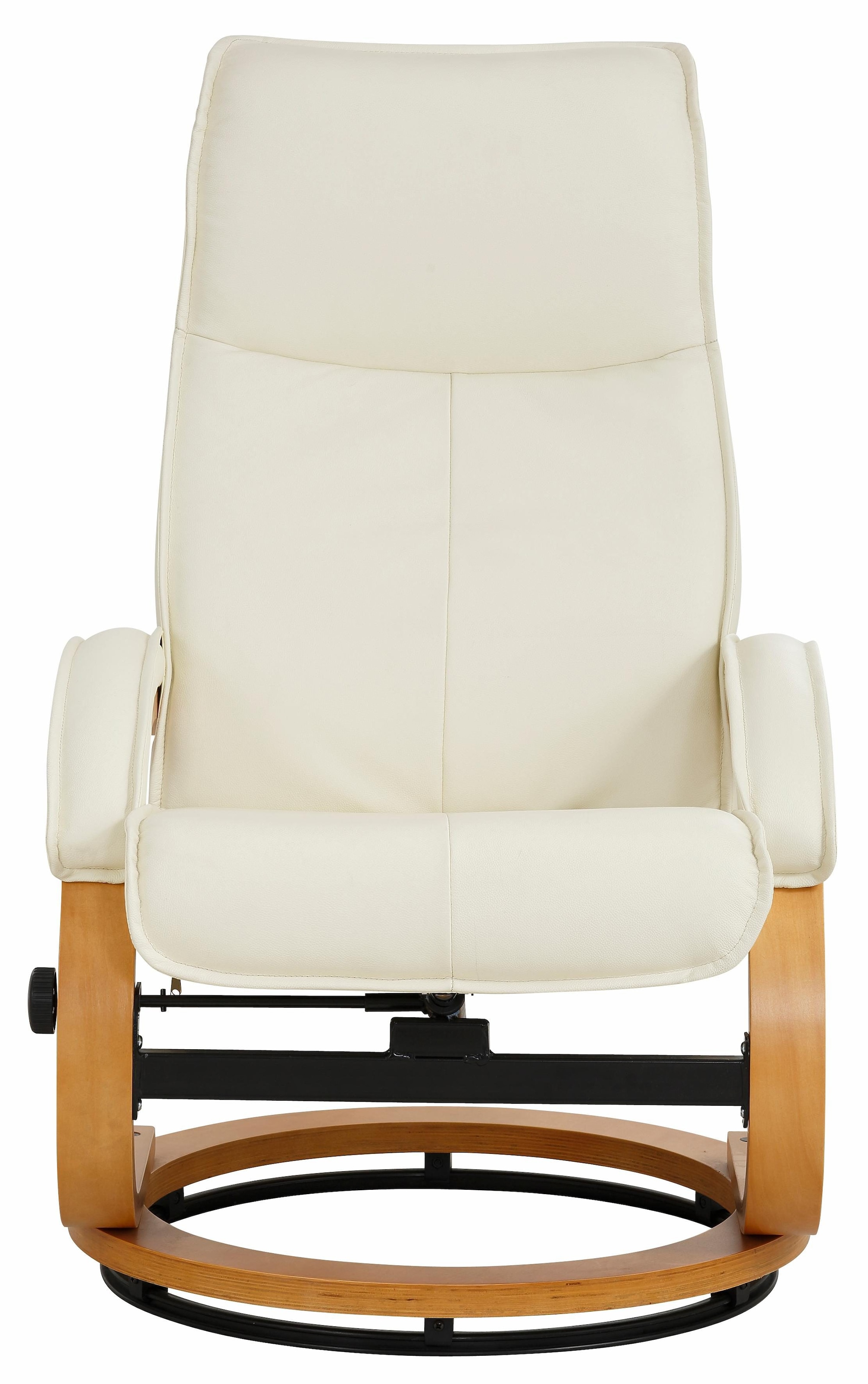 Home affaire Relaxsessel »Paris, TV-Sessel mit Hocker und manueller Liegefunktion«, (Set, 2 St., bestehend aus Sessel und Hocker), Set (Sessel und Hocker), Dreh- und Kippfunktion, NaturLEDER®