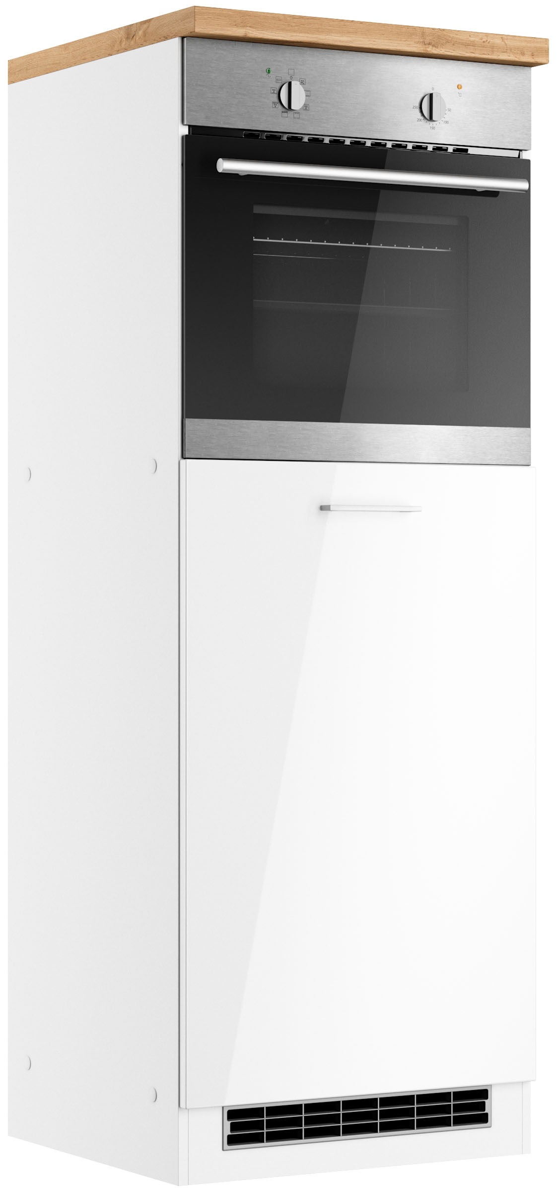 KOCHSTATION Backofen/Kühlumbauschrank »KS-Milan« Ofen-/Kühlschrankumbau 60 cm, matt oder hochglänzend