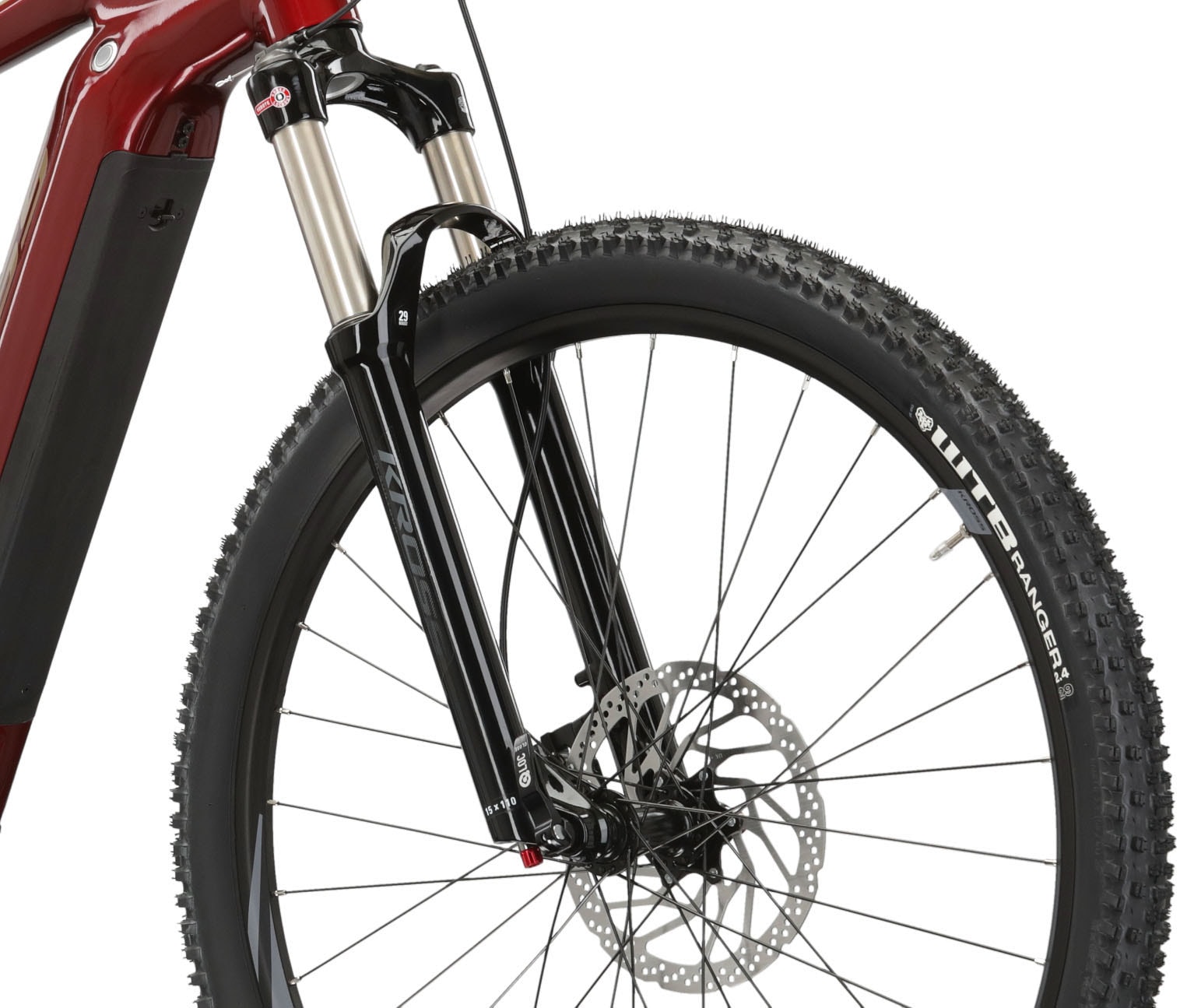 Kross »E-MTB Level Boost 2.0 29 Zoll rot« 11 Gang Shimano DEORE M5100 Schaltwerk Kettenschaltung Mittelmotor 250 W Pedelec, Elektrofahrrad für Damen und Herren, MTB