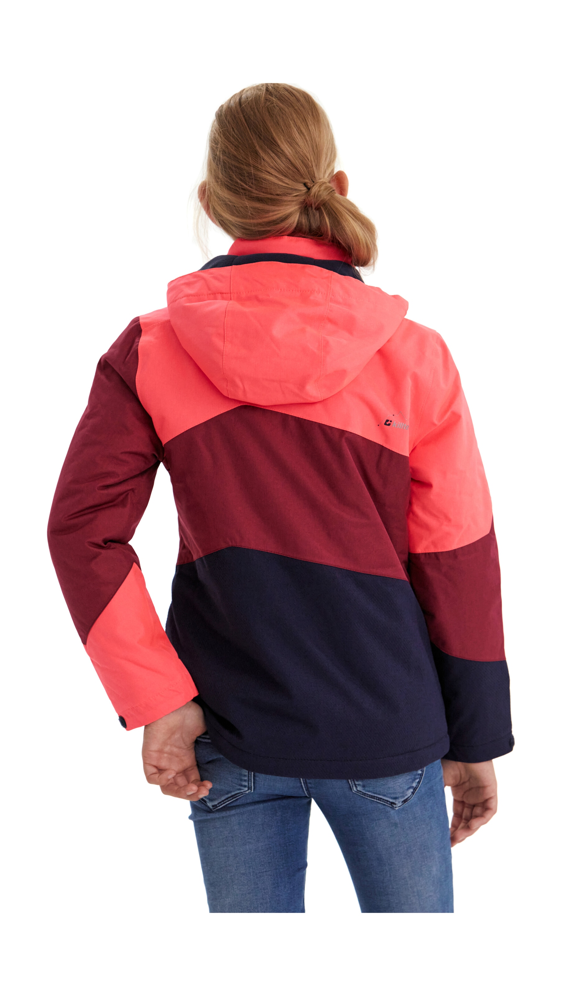 Killtec Outdoorjacke »Lynge GRLS JCKT B« Wasserdichte Winterjacke mit Kapuze, Fleece, verstellbaren Ärmeln
