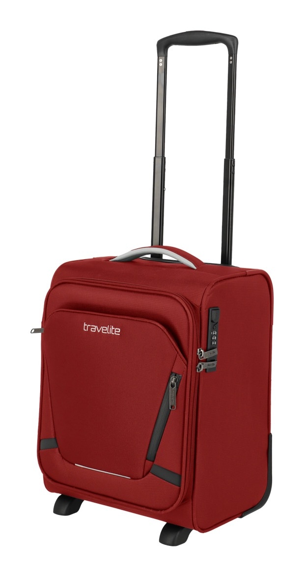 travelite Handgepäck-Trolley »JETPACK Wings 2 Cabin, konzipiert für Eurowings«, 2 Rollen, Weichgepäck-Koffer Handgepäck für die meisten gängigen Airlines