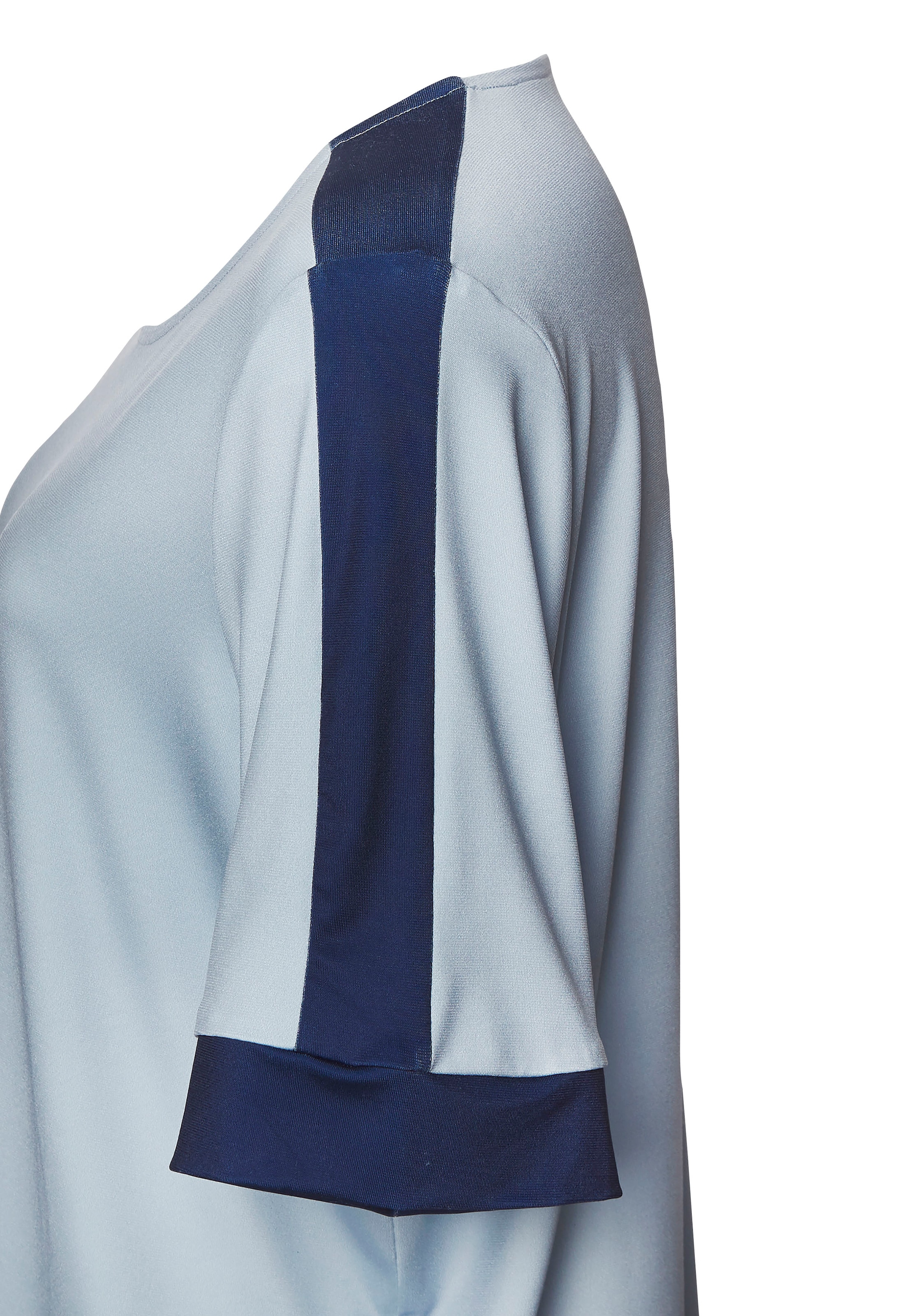 Vivance Kurzarmshirt mit sportlichen Kontraststreifen