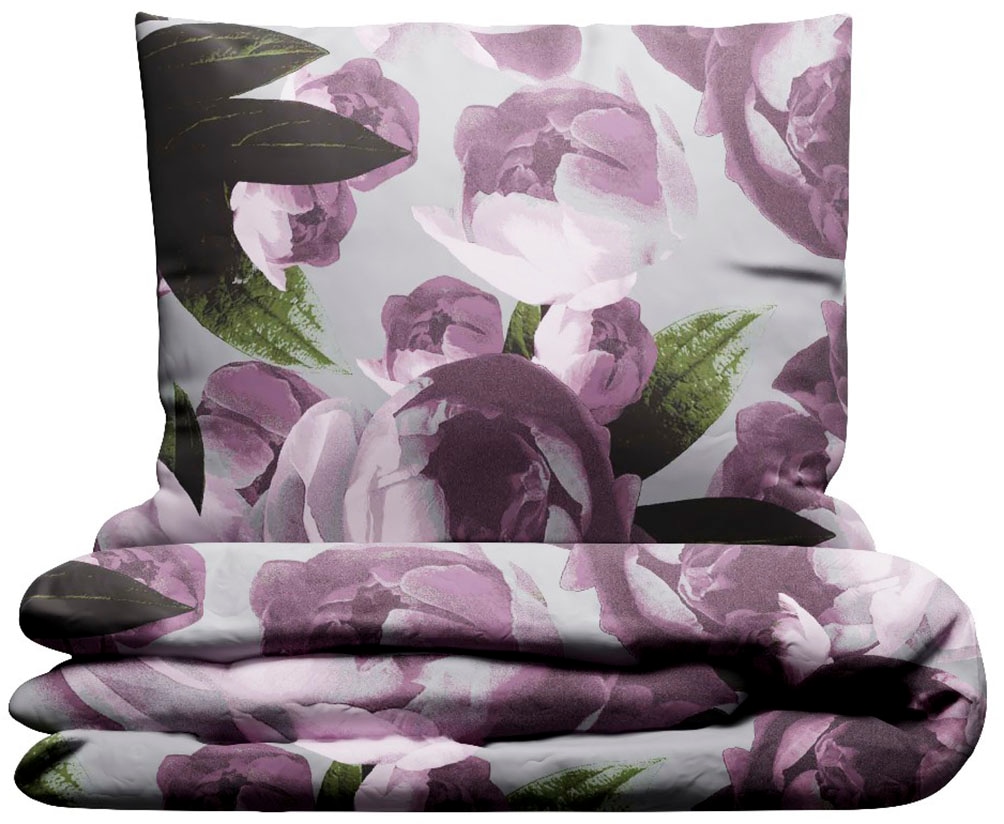 Grund Bettwäsche »Peonia Bettwäsche« 2 tlg. tlg. Aus 100% Baumwollsatin gefertigt