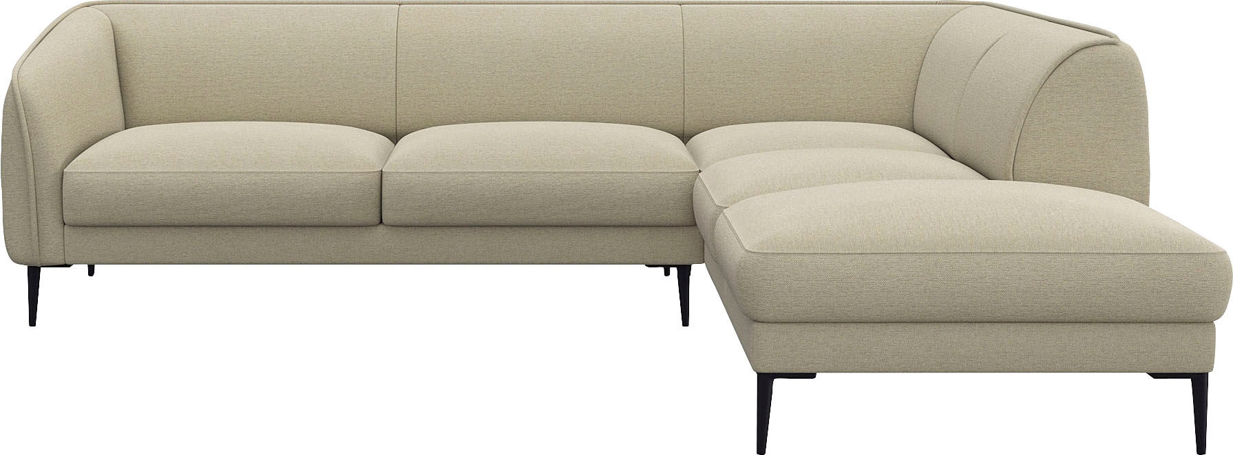 FLEXLUX Ecksofa »Belle Designsofa, L-Form, B/T 268/209 cm«, Skandinavisches günstig online kaufen