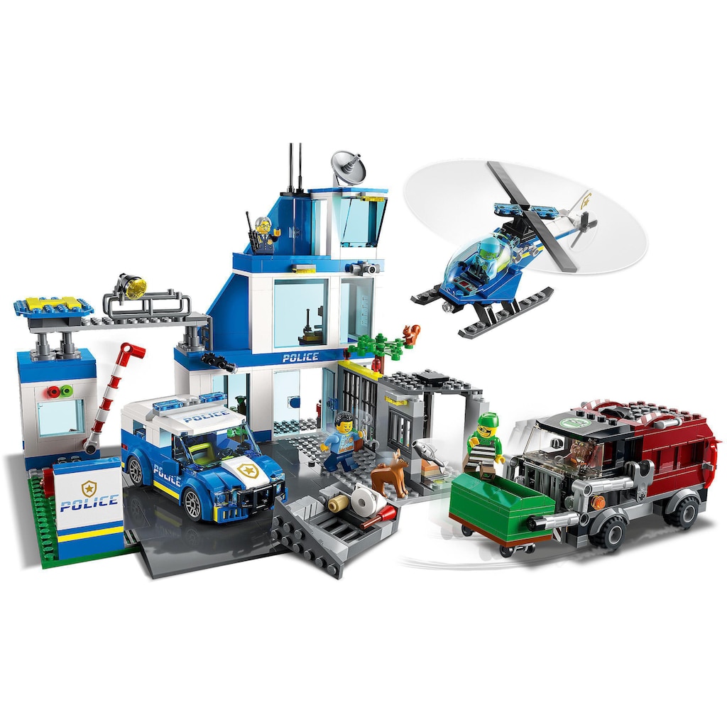 LEGO® Konstruktionsspielsteine »Polizeistation (60316), LEGO® City«, (668 St.)