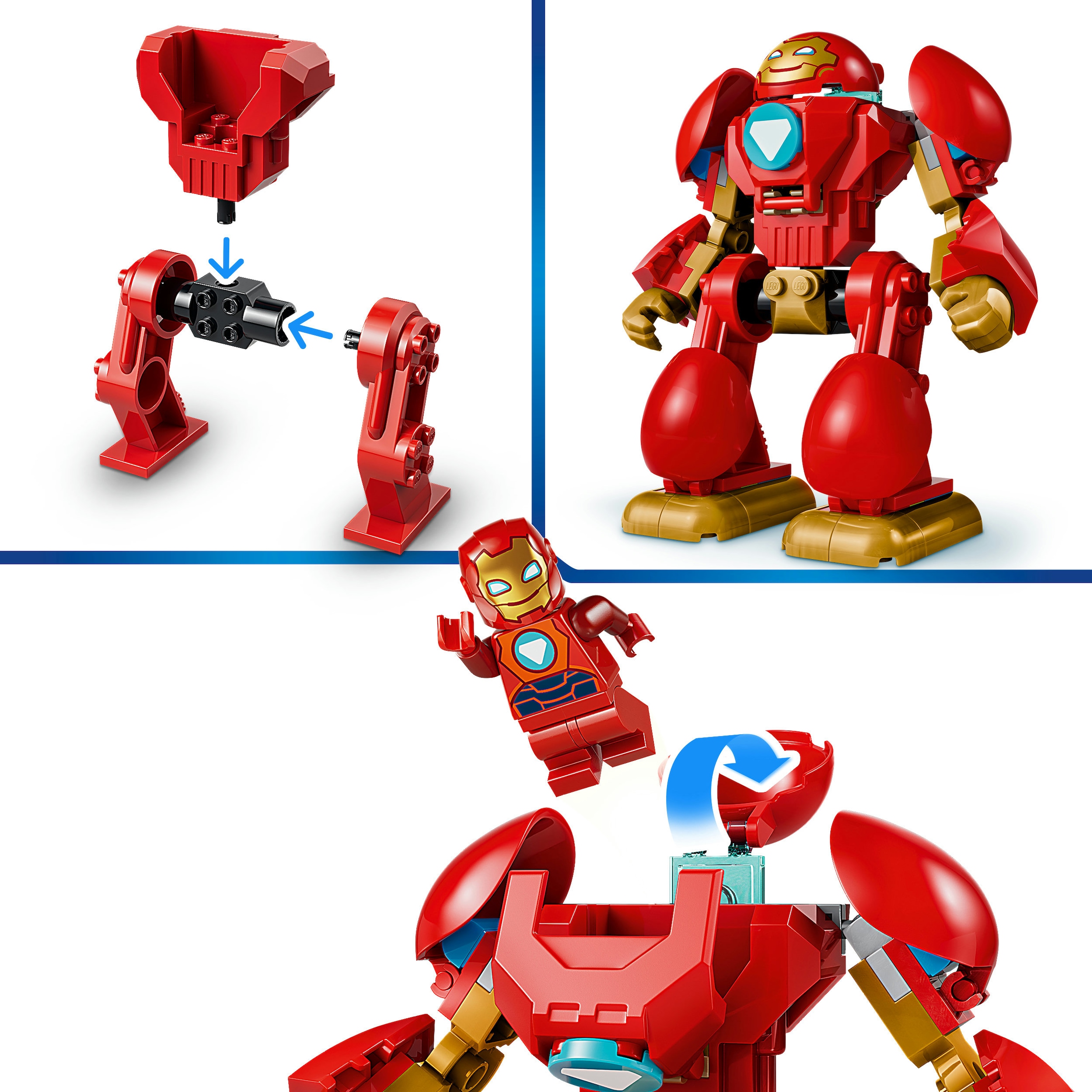 LEGO® Konstruktionsspielsteine »Ultron vs. Iron Man (11209), LEGO Disney Junior Marvel« Made in Europe